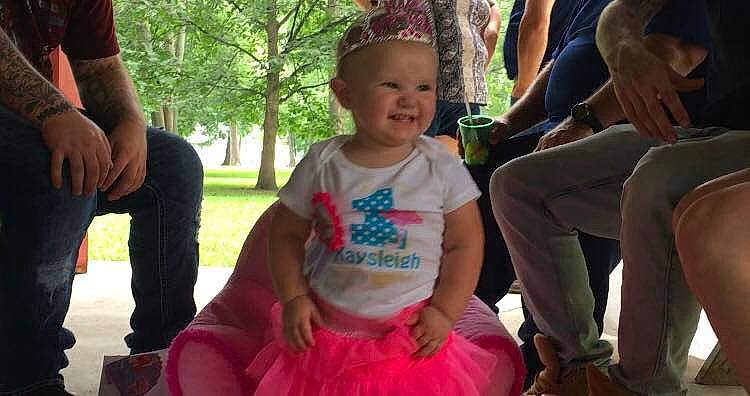 Kaysleigh is registered to the contest to win money with this photo: child, event, fun, girl, joy, person, product, recreation, toddler