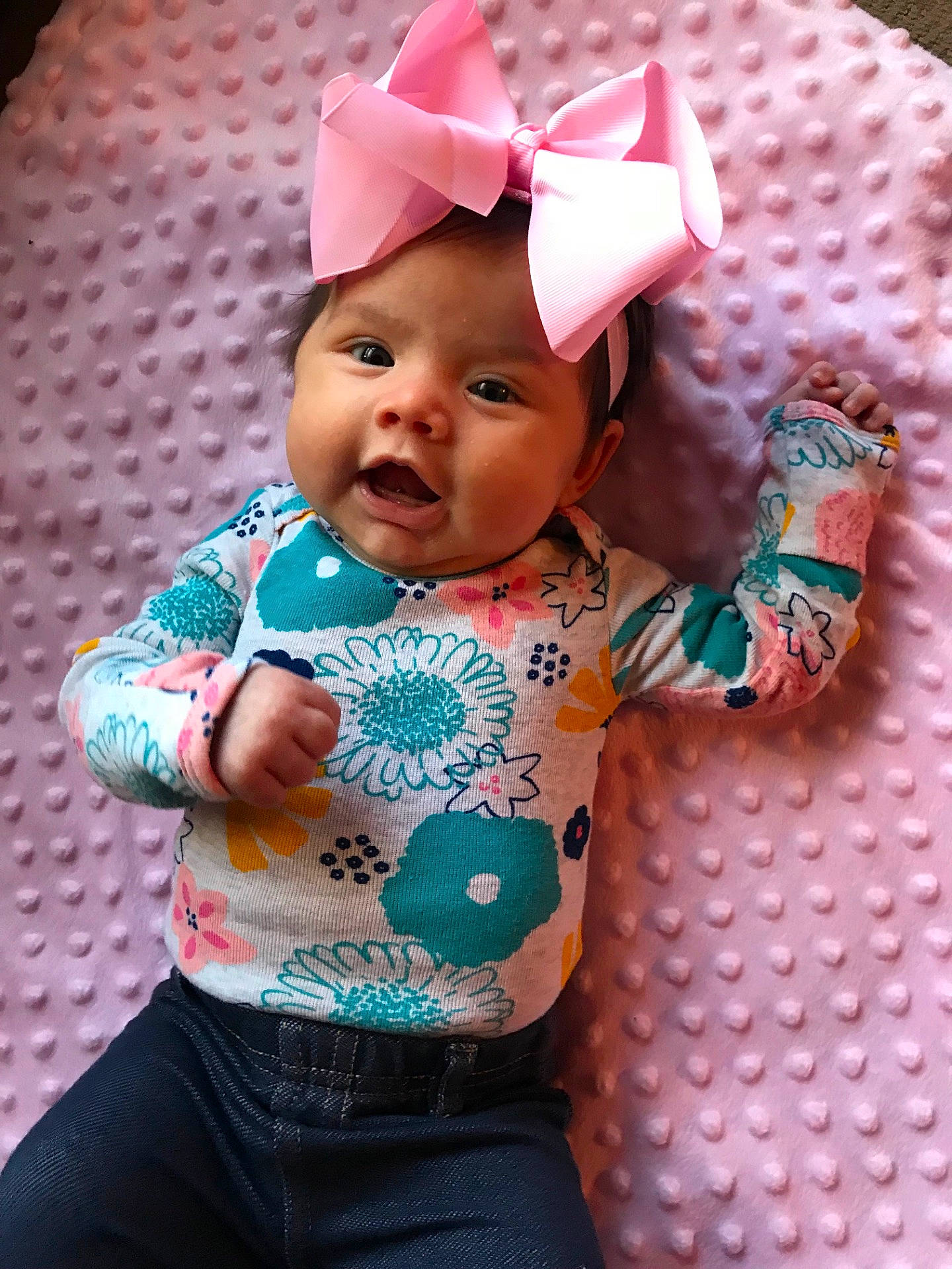 Ahriah is registered to the contest to win money with this photo: child, infant, person, pink, product, skin, stuffed_toy, textile, toddler, toy