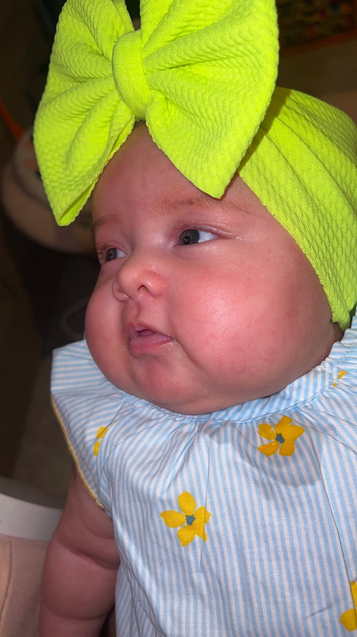 Samantha joined the competition — help win amazing prizes! baby, baby_toddler_clothing, cap, cheek, child, chin, clothing, eye, eyebrow, face, happy, hat, head, headwear, human_body, iris, lip, nose, person, skin