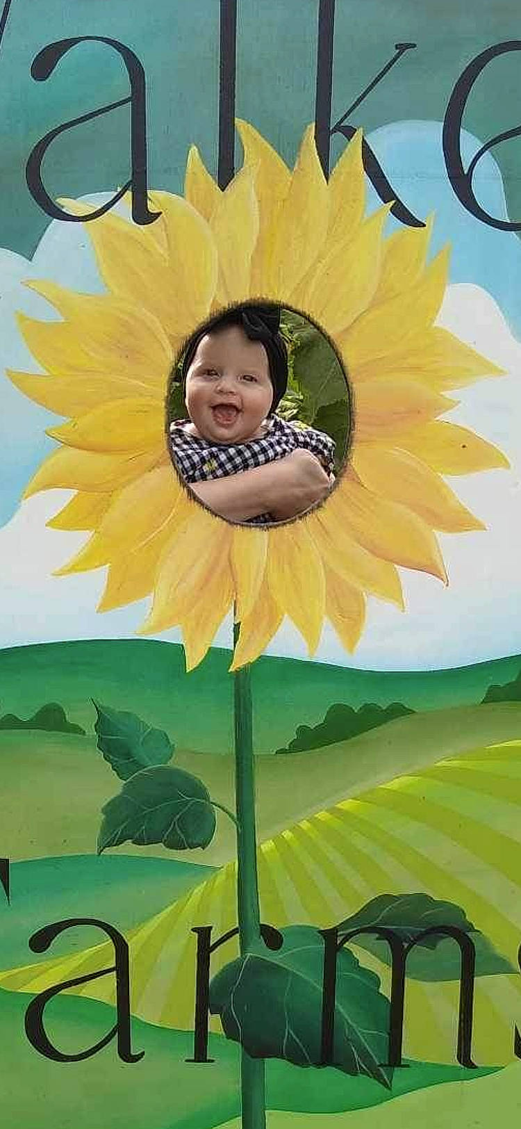 Isla joined the competition — help win amazing prizes! art, botany, flower, flowering_plant, grass, green, happy, illustration, leaf, nature, paint, painting, people_in_nature, person, petal, plant, smile, spring, toddler, wildflower