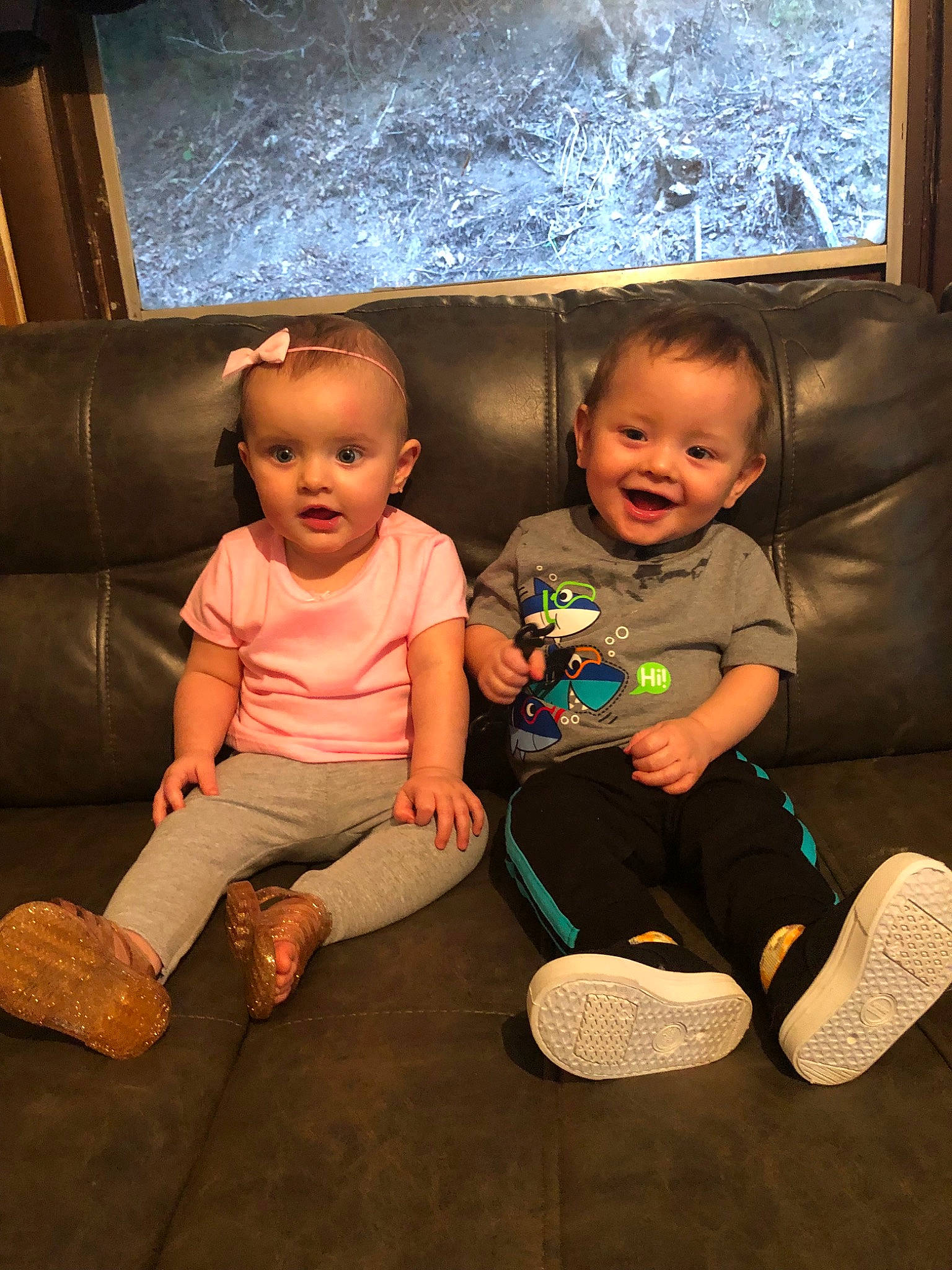 Evan joined the competition — help win amazing prizes! child, floor, flooring, fun, joy, leg, people, person, play, sibling, sitting, skin, surprise, toddler