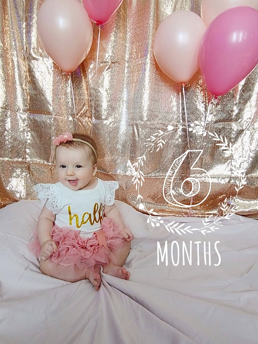 Myla joined the competition — help win amazing prizes! baby, baby_toddler_clothing, balloon, beauty, decoration, dress, embellishment, event, happy, headpiece, magenta, party_supply, person, petal, photograph, picture_frame, pink, ruffle, textile, toddler