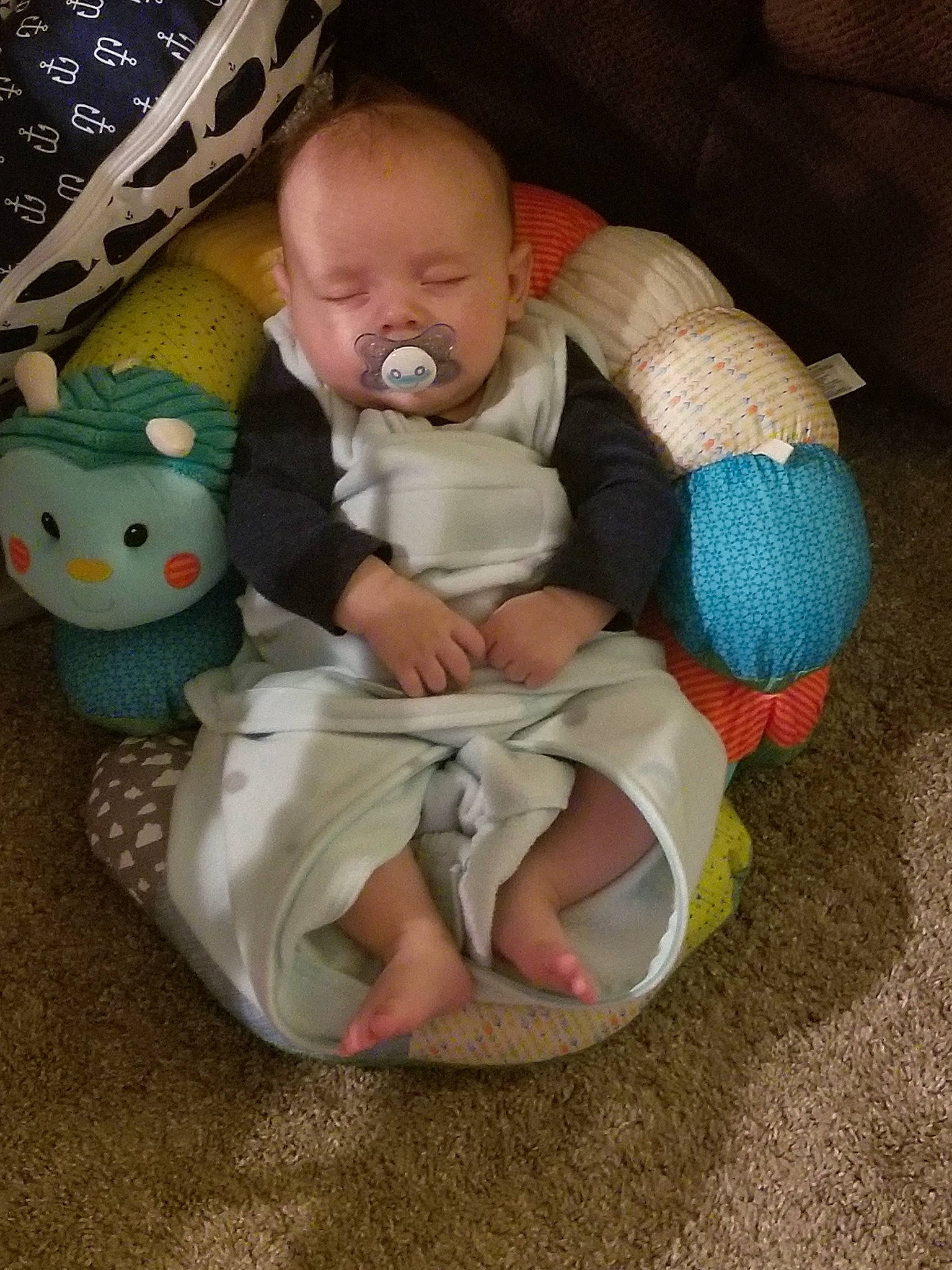 Rylan is registered to the contest to win money with this photo: baby, baby_products, child, comfort, joy, person, play, product, sleep, toddler, toy