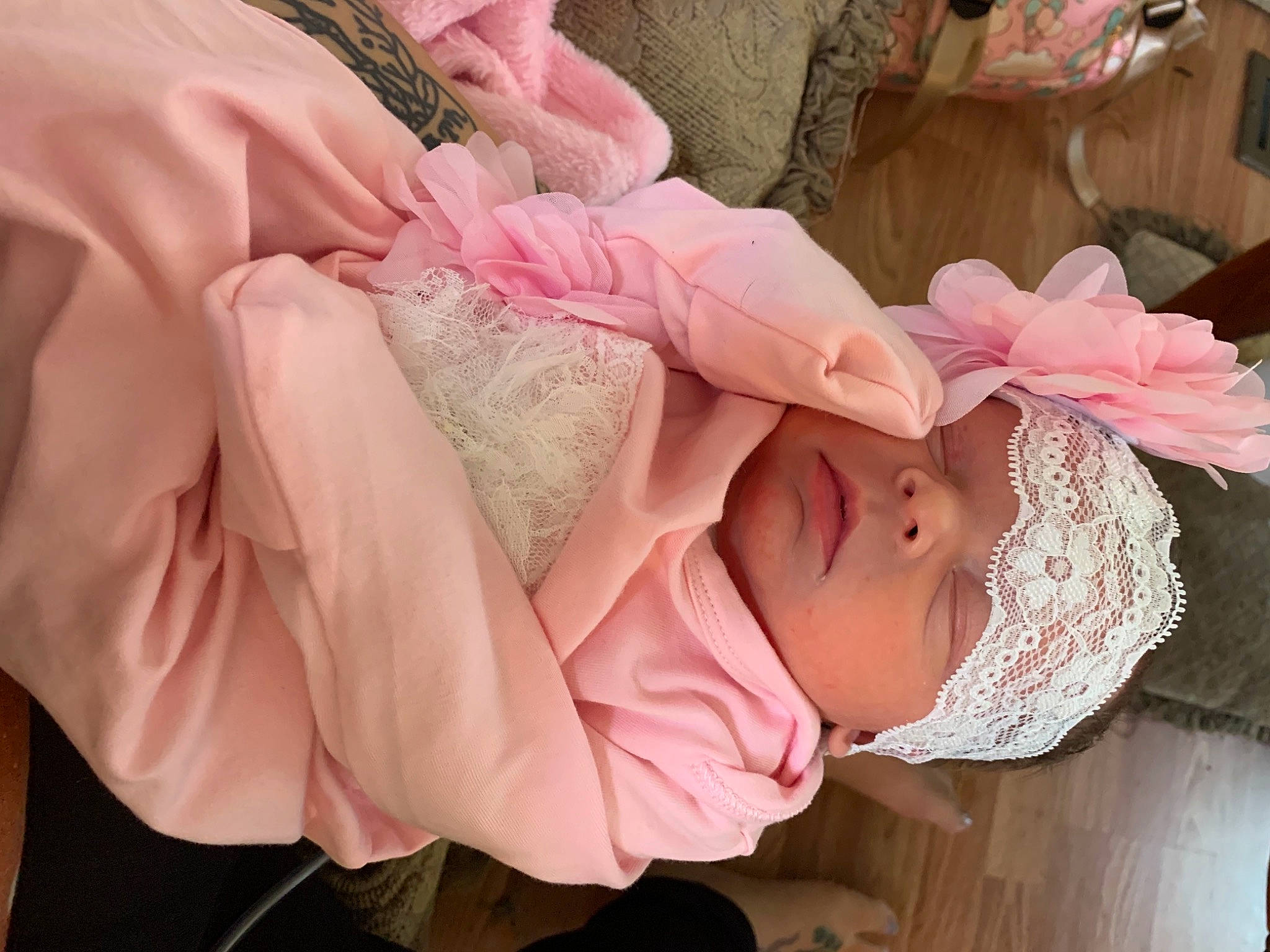 India joined the competition — help win amazing prizes! baby, baby_products, bonnet, child, ear, fashion_accessory, flower, hand, headgear, headwear, outerwear, peach, person, petal, pink, plant, product, toddler