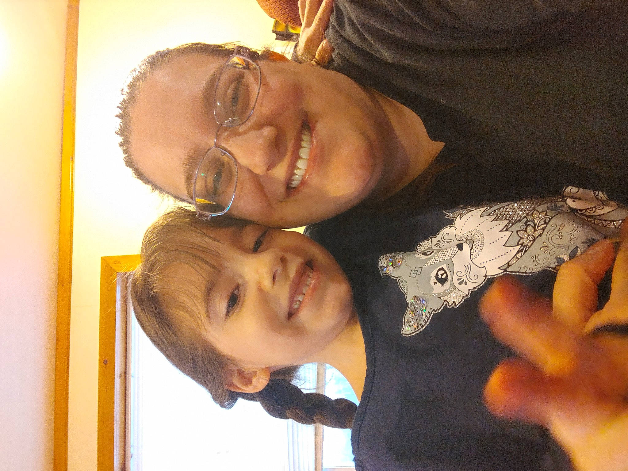 Ayla joined the competition — help win amazing prizes! child, eyewear, finger, fish, fun, gesture, glasses, hand, happy, joy, laugh, nail, neck, nose, people, person, reptile, smile, sunglasses, t_shirt