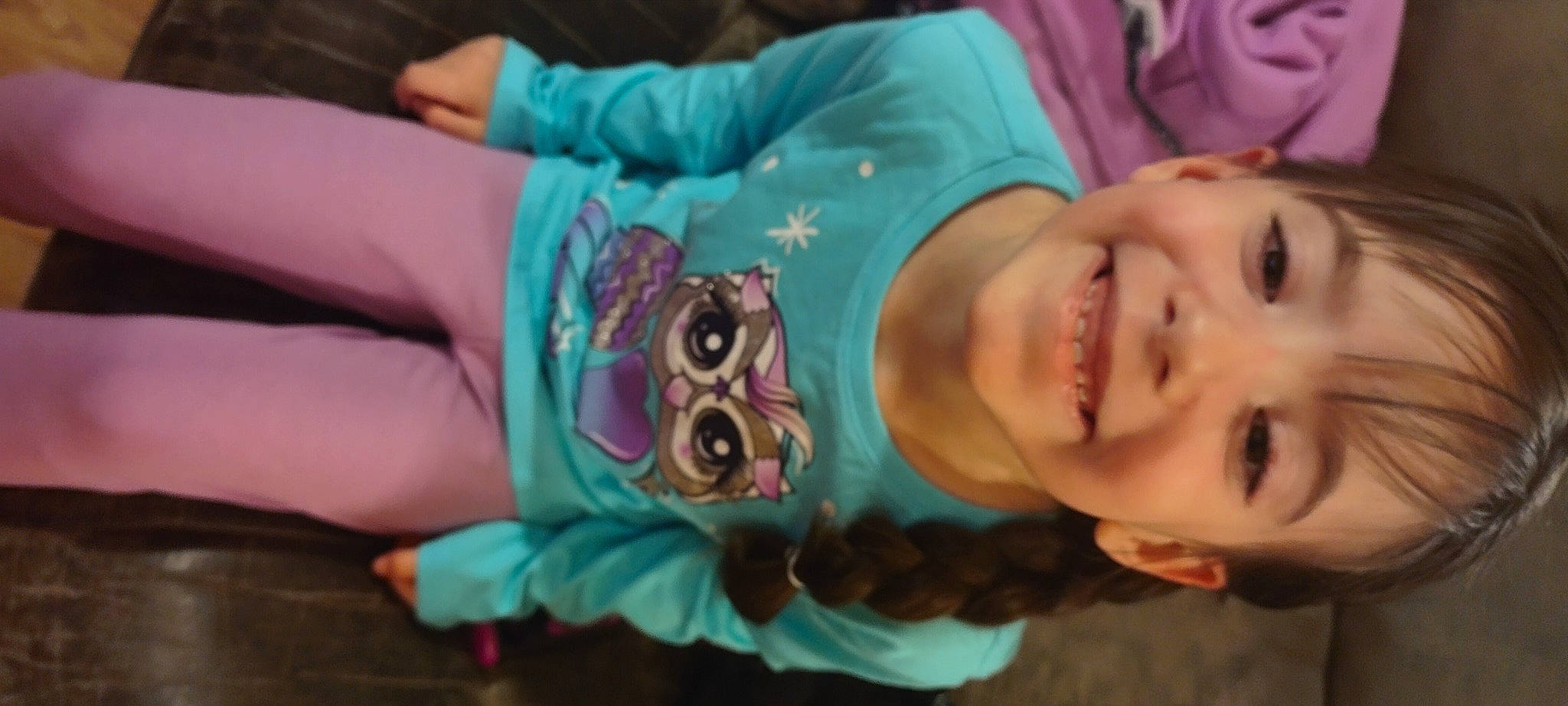 Ayla joined the competition — help win amazing prizes! baby, baby_laughing, baby_toddler_clothing, cheek, child, ear, finger, hand, happy, joy, mouth, nail, neck, organism, person, pink, purple, skin, smile, thumb