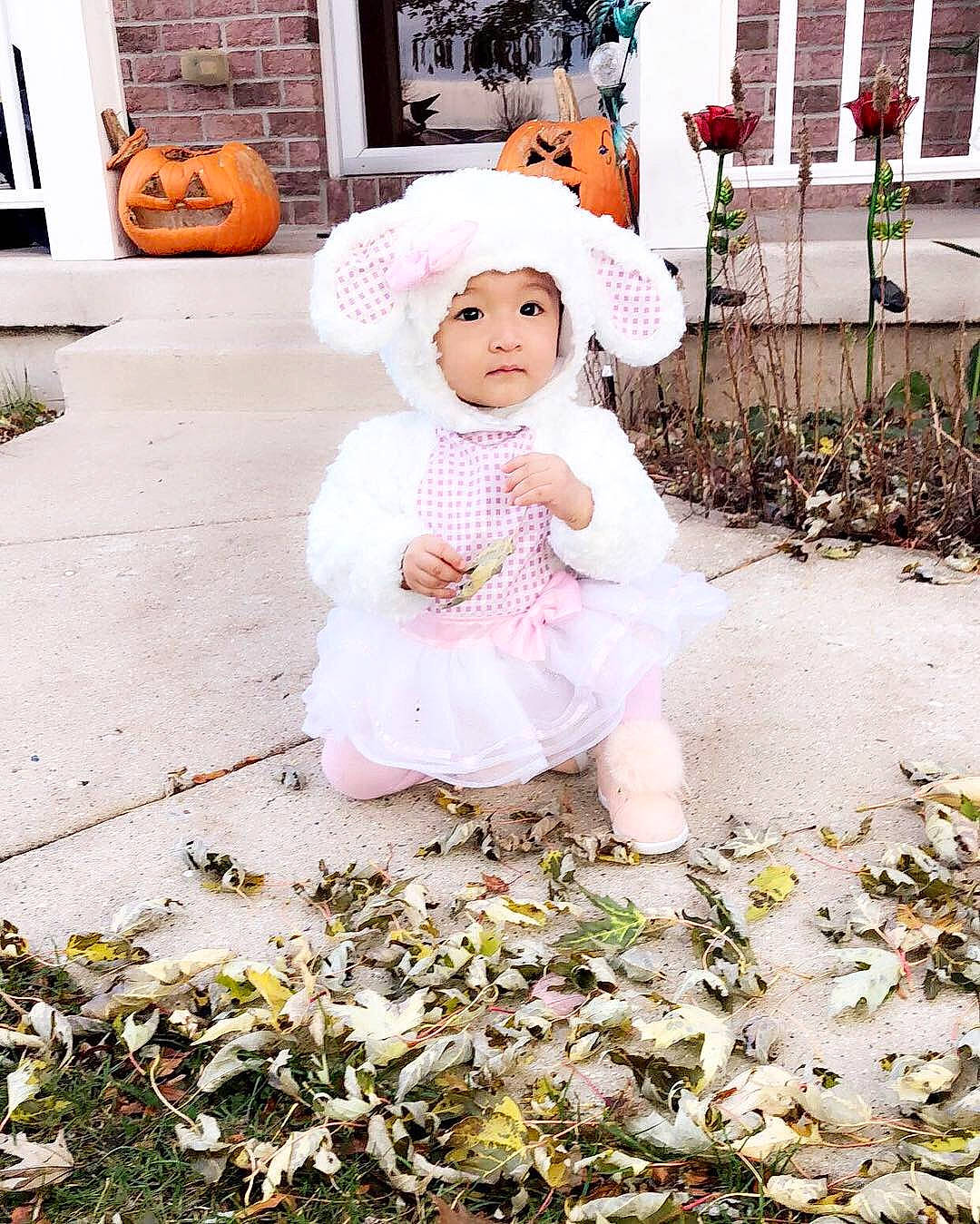 Delilah joined the competition — help win amazing prizes! child, dress, grass, headwear, leaf, person, plant, smile, toddler