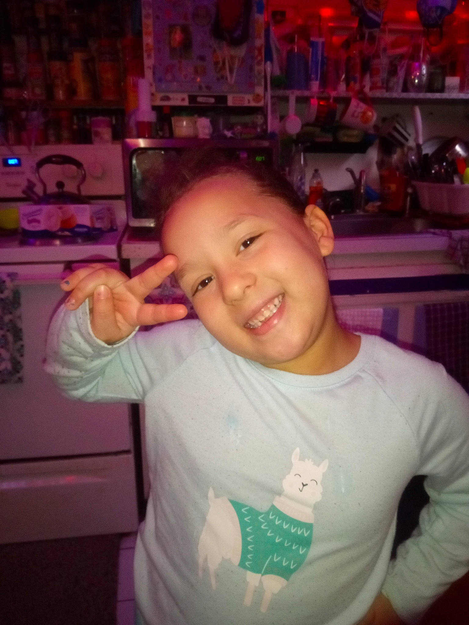 Chloe joined the competition — help win amazing prizes! chair, cheek, chest, chin, ear, event, finger, forehead, fun, gesture, happy, jaw, joy, magenta, mouth, muscle, person, sleeve, smile, t_shirt