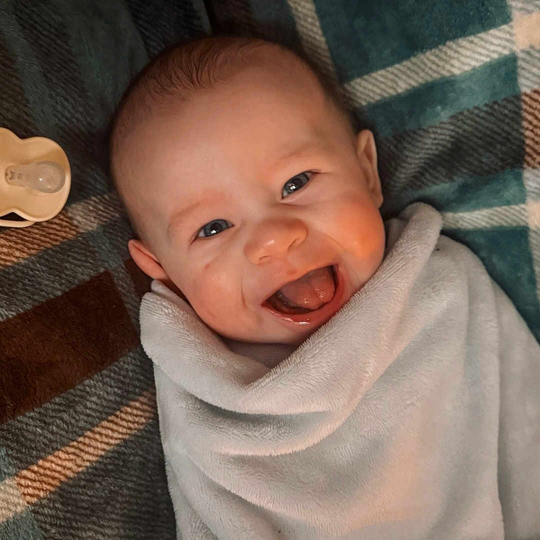 Albie joined the competition — help win amazing prizes! baby, babylaughing, face, happy, head, laughing, person, photography, portrait, smile