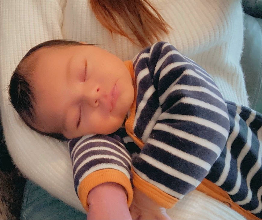 Paul a rejoint le concours — aidez-le/la à gagner de superbes lots ! baby, baby_sleeping, baby_toddler_clothing, bedtime, cheek, child, comfort, human, linens, mammal, nap, person, skin, sleep, toddler