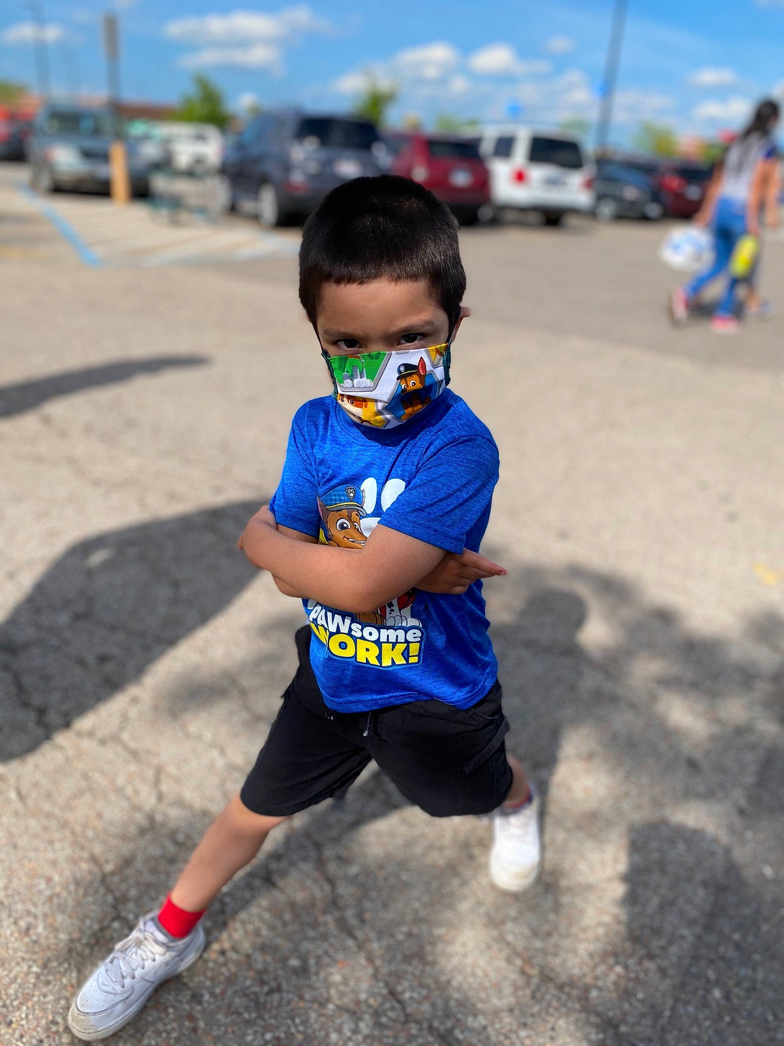 Daniel joined the competition — help win amazing prizes! asphalt, blue, child, cloud, electric_blue, fun, happy, leisure, morning, person, public_space, recreation, road, running, sand, shorts, sky, summer, t_shirt, toddler