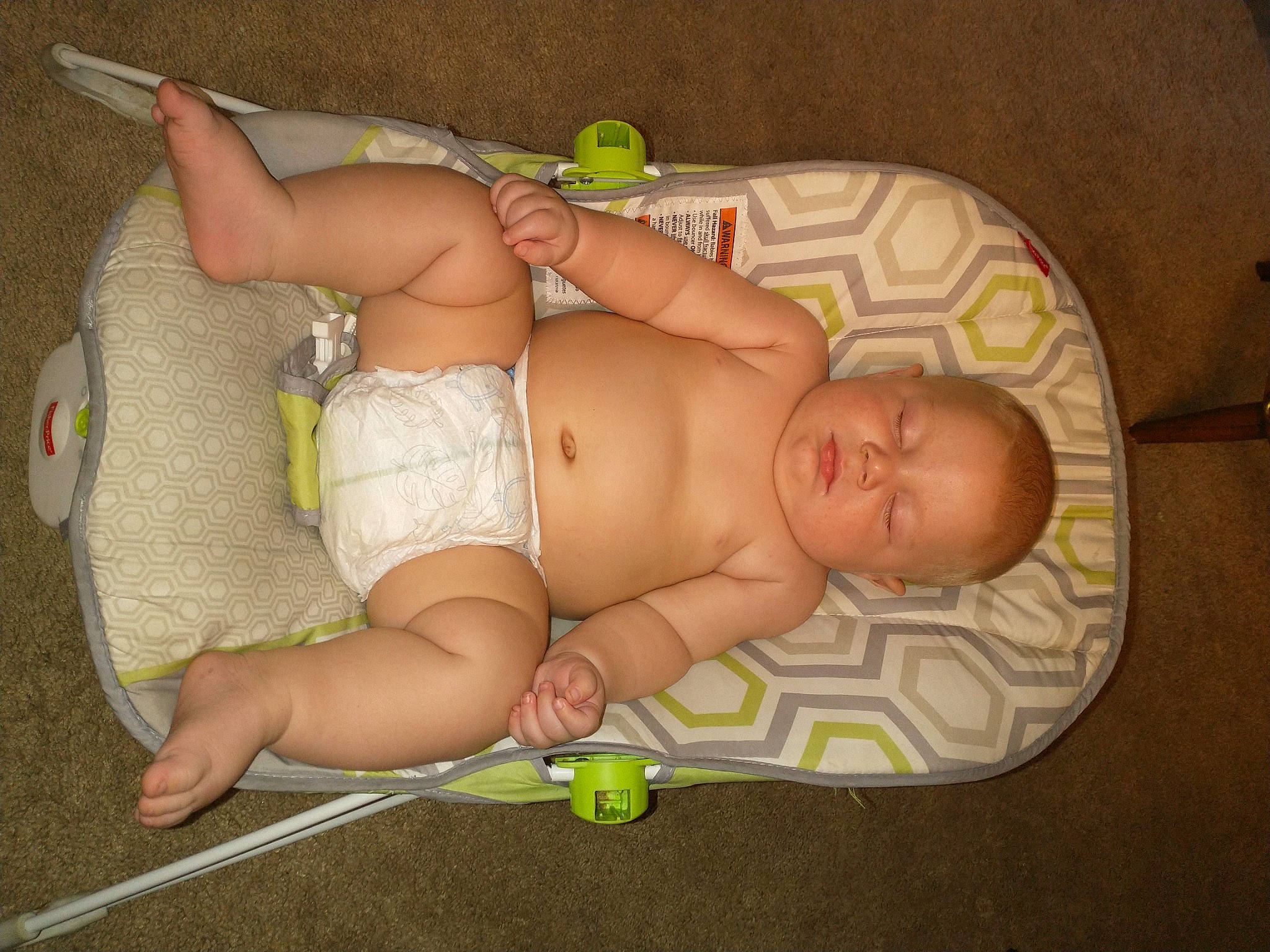 Jeffrey is registered to the contest to win money with this photo: abdomen, arm, baby, baby_products, chest, comfort, diaper, finger, foot, hand, human_body, human_leg, knee, leg, mouth, person, skin, stomach, thigh, toddler