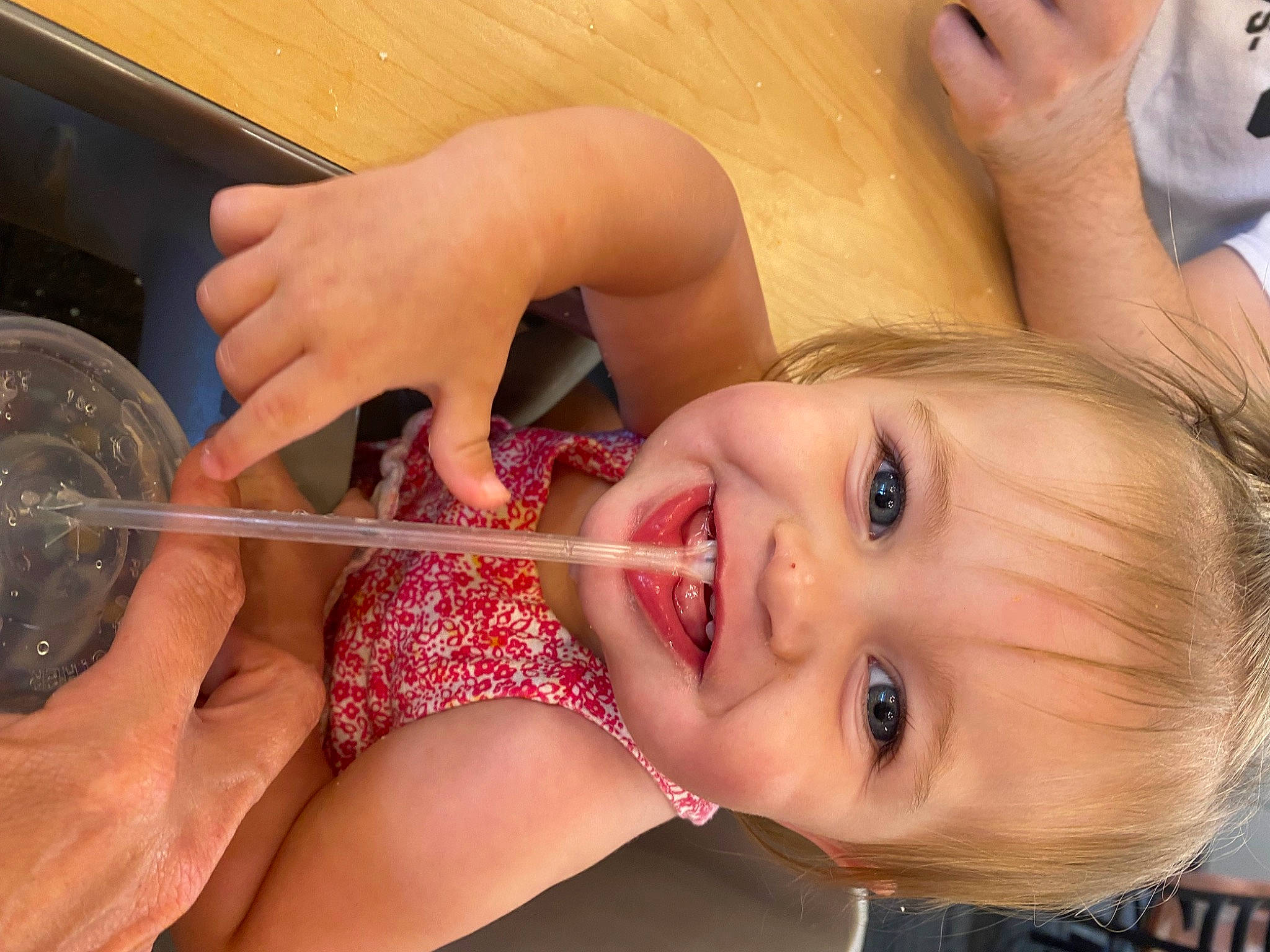 Kora joined the competition — help win amazing prizes! cheek, eyebrow, eyelash, finger, food, hand, happy, joy, lip, lipstick, long_hair, mouth, nail, neck, nose, person, recipe, skin, smile, tableware