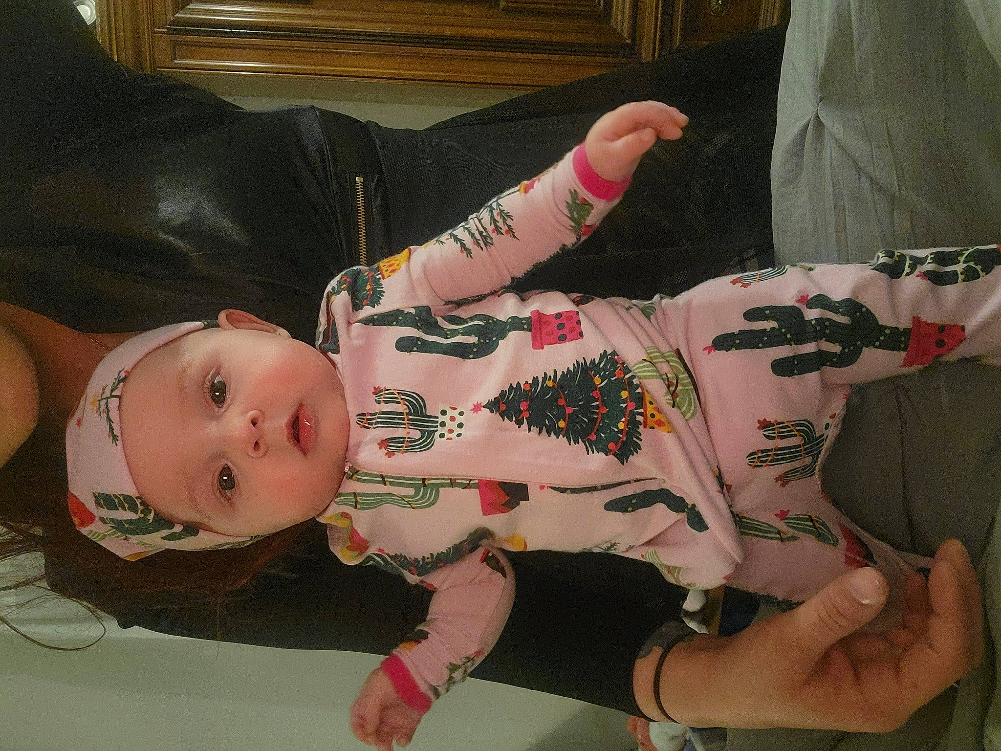 Kilynn joined the competition — help win amazing prizes! arm, child, elbow, finger, fun, gesture, hairstyle, headwear, human, human_body, human_leg, joint, knee, leg, mouth, person, skin, sleeve, smile, textile