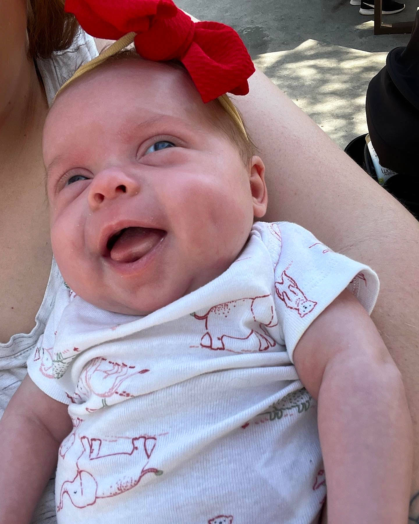 Anakin is registered to the contest to win money with this photo: baby, baby_toddler_clothing, cap, cheek, chin, eye, grass, happy, hat, headgear, iris, lip, mouth, nose, person, pink, plant, skin, sleeve, smile