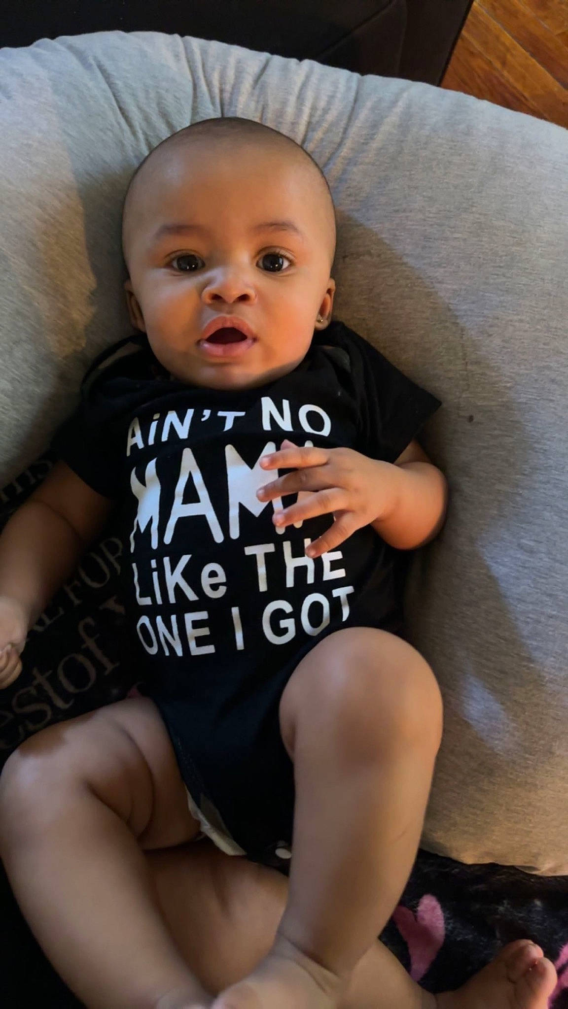 Westen joined the competition — help win amazing prizes! baby, baby_toddler_clothing, cheek, comfort, eye, face, finger, flash_photography, happy, head, iris, leg, lip, neck, person, skin, sleeve, smile, t_shirt, thigh