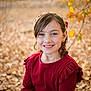 bodypart, child, clothing, face, female, finger, girl, hand, happy, hat, head, leaf, longsleeve, person, photography, plant, portrait, sleeve, smile, tree