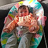 Aluney participe au concours pour gagner de l'argent avec cette photo : baby, smile, baby_seat, colorful, clothing, infant, happy, indoor, cute, person, child, pants, top, furniture, home, light, sunlight, face, hand, seat