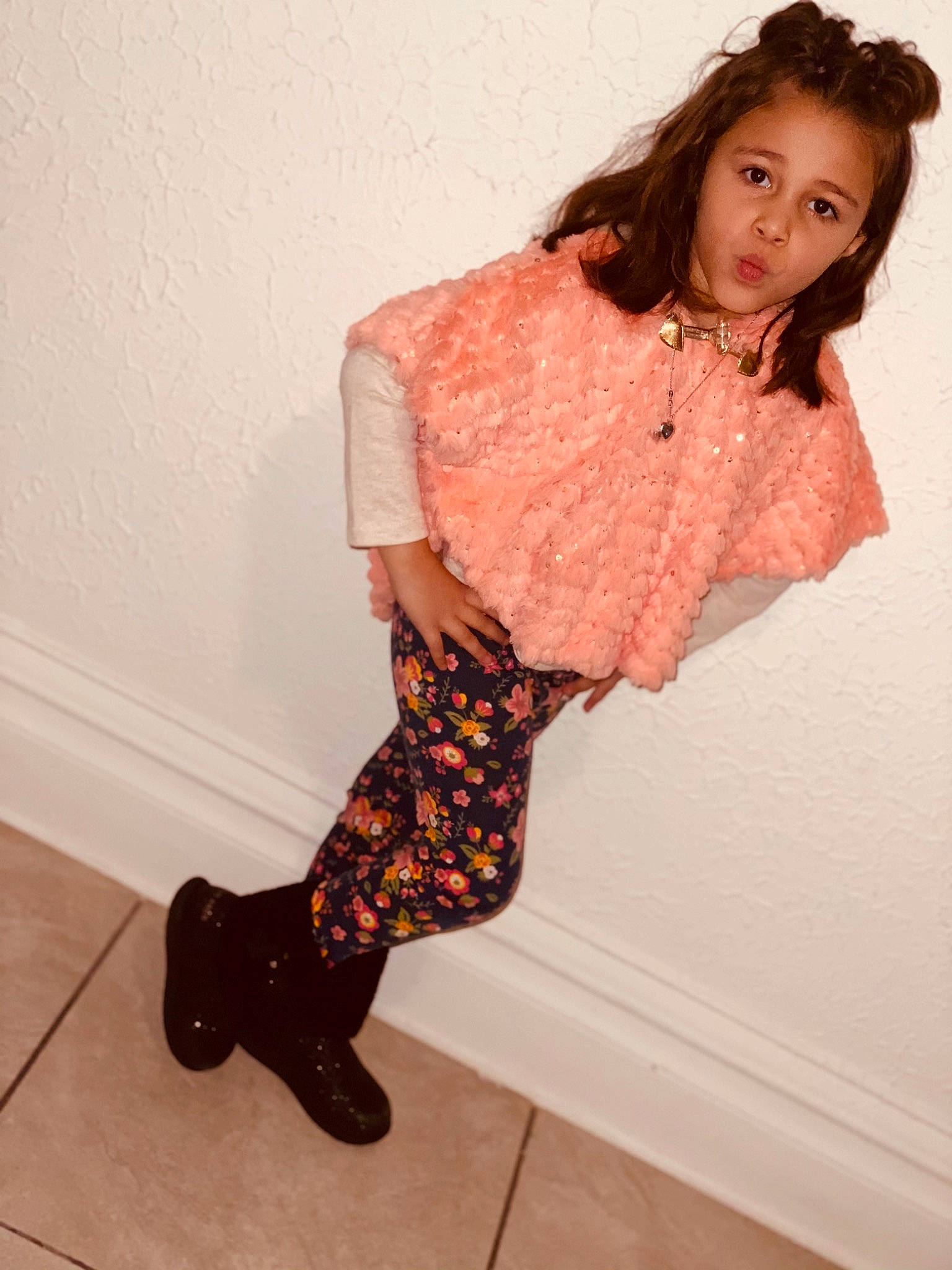Nalayah joined the competition — help win amazing prizes! brown_hair, calf, day_dress, embellishment, fashion_design, foot, high_heels, human_body, human_leg, knee, lip, long_hair, pattern, person, shoe, sleeve, standing, street_fashion, thigh, trunk