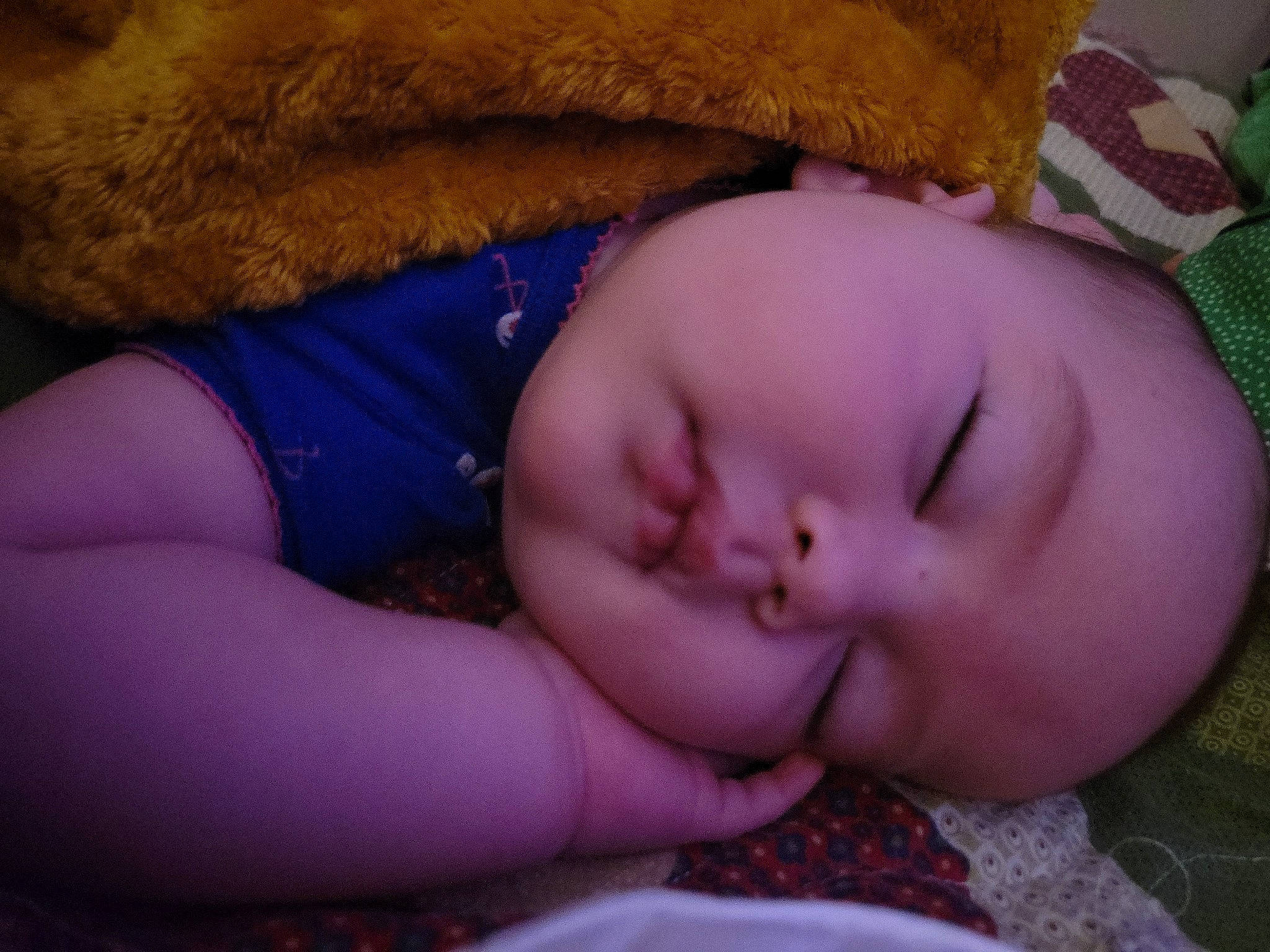 Madeline joined the competition — help win amazing prizes! baby, baby_sleeping, baby_toddler_clothing, cheek, chin, comfort, ear, eye, eyebrow, eyelash, facial_expression, finger, head, headgear, human_body, iris, mouth, nose, person, skin