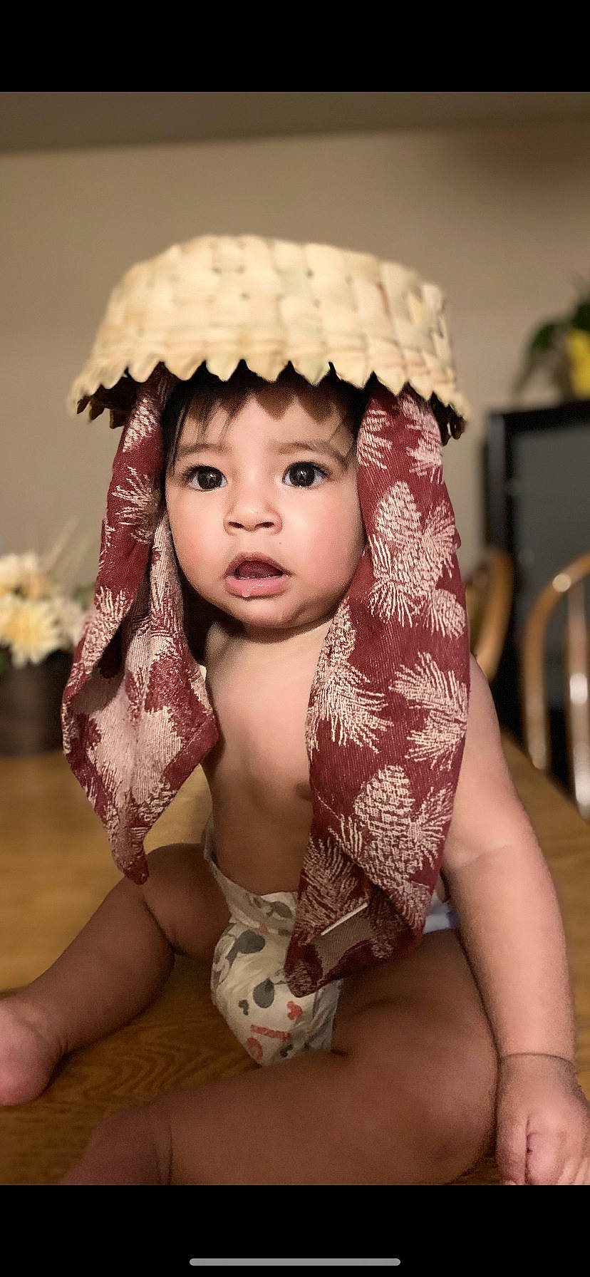 Julia joined the competition — help win amazing prizes! baby, cheek, child, child_model, clothing, fashion_accessory, hat, headgear, person, smile, sun_hat, toddler