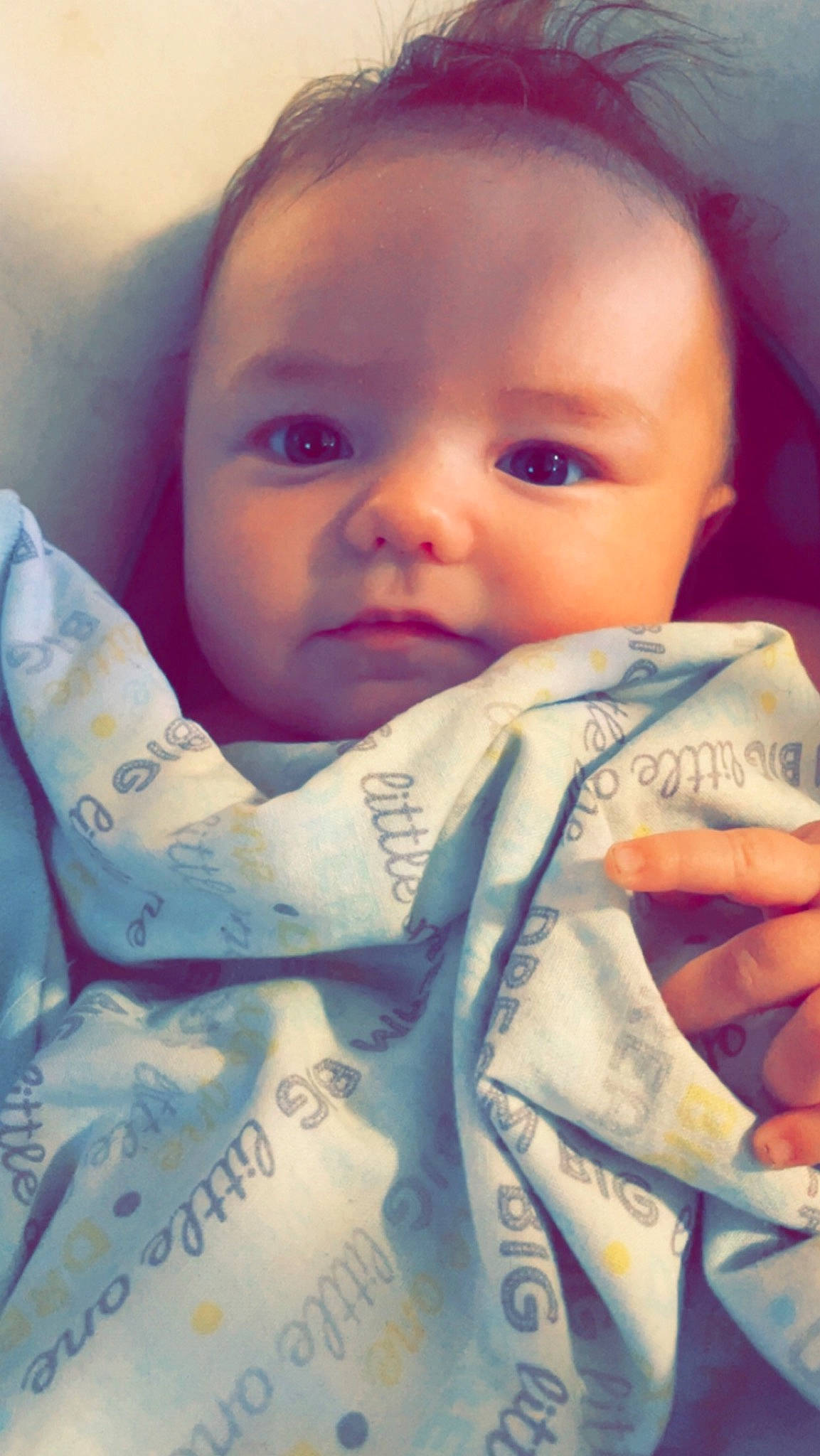 Kyro is registered to the contest to win money with this photo: baby, baby_toddler_clothing, cheek, child, chin, close_up, comfort, eyebrow, eyelash, finger, iris, lip, mouth, neck, nose, person, product, skin, sleeve, textile