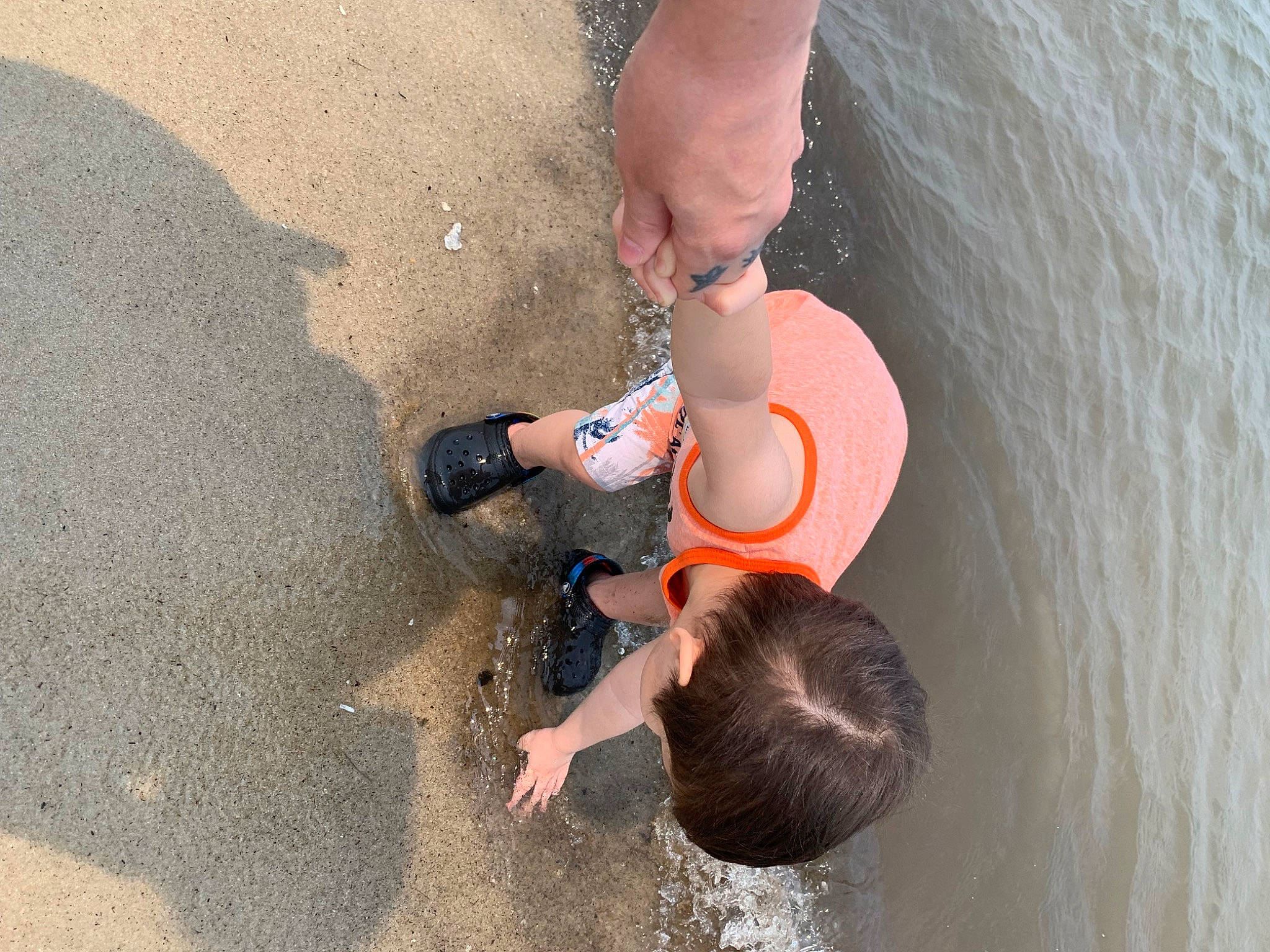 Sebastian joined the competition — help win amazing prizes! beach, calf, child, elbow, finger, foot, fun, hat, human_leg, knee, lake, leisure, people_in_nature, person, play, recreation, sand, soil, thigh, toddler