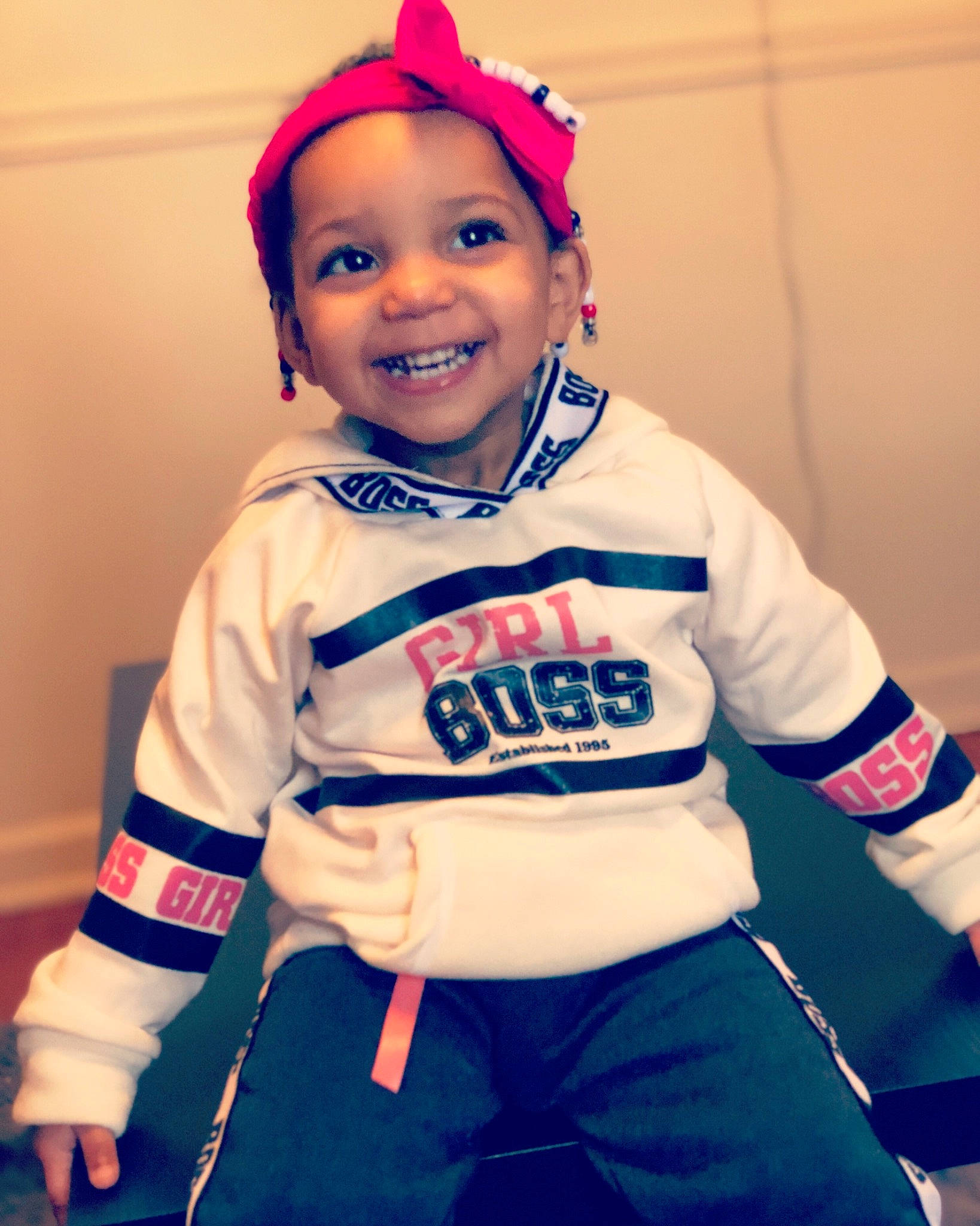 Kamri joined the competition — help win amazing prizes! blue, boy, cheerleading_uniform, child, clothing, competition_event, cool, costume, facial_expression, fun, girl, headgear, human_body, joy, material, outerwear, person, product, smile, sports_uniform