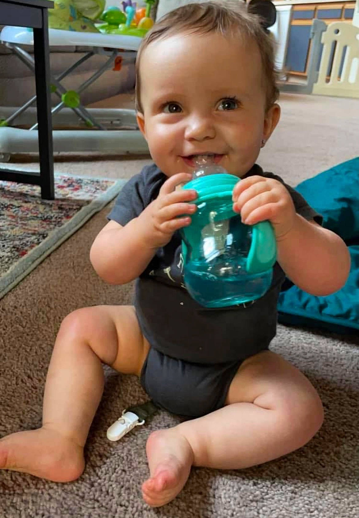 Zander joined the competition — help win amazing prizes! baby, baby_toddler_clothing, drinkware, eye, finger, hair, hand, happy, head, human_body, joint, joy, leg, mouth, person, plastic_bottle, skin, smile, thigh, thumb