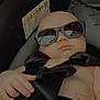 accessory, baby, car_seat, child, closeup, clothing, cool, cute, face, hand, head, infant, portrait, protection, resting, safety, seat, seatbelt, summer, sunglasses