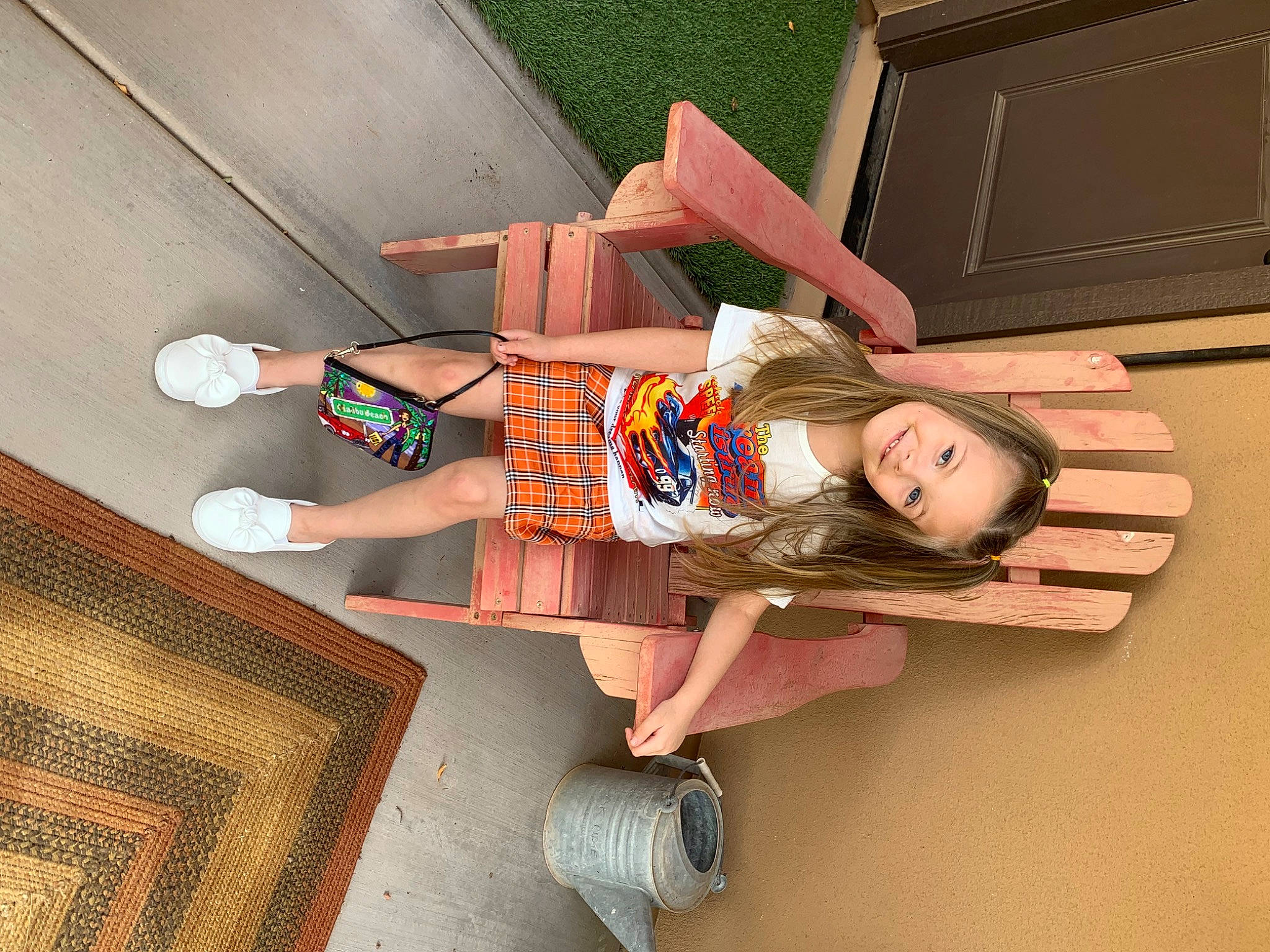 Paisley joined the competition — help win amazing prizes! ceiling, child, fashion_design, flooring, fun, happy, hardwood, human_leg, joy, knee, pattern, person, room, sandal, thigh, toy, waist, wood, wrist