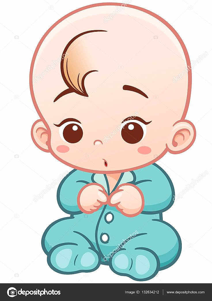 Aaron joined the competition — help win amazing prizes! cartoon, baby, illustration, blue_onesie, cute, sitting, big_eyes, expression, character, childlike, pink_cheeks, hair_curl, cute_pose, animated, drawing, infant, hand_clasp, child, cute_face, adorable