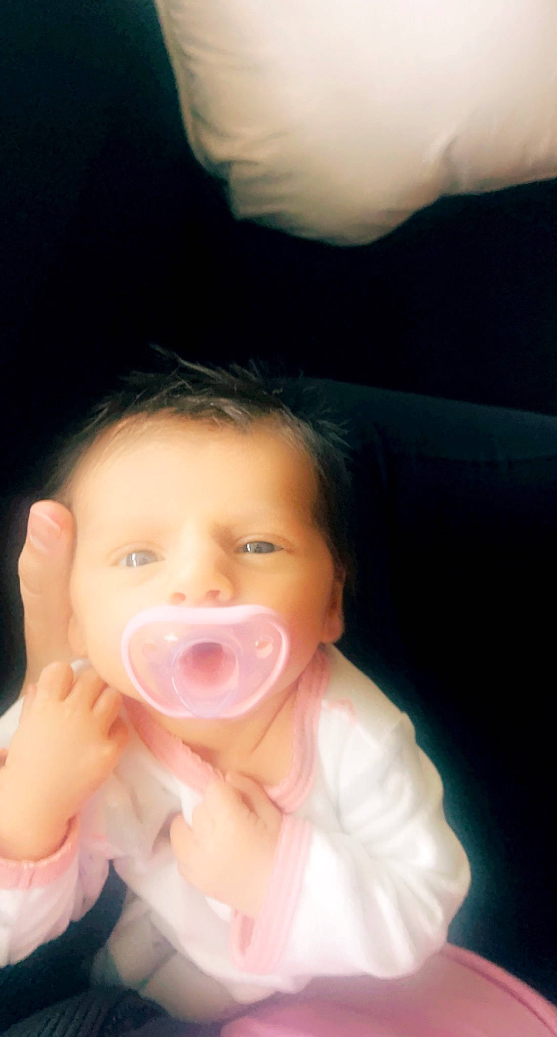 Adley is registered to the contest to win money with this photo: cheek, chin, cool, drinkware, ear, eyebrow, eyelash, facial_expression, finger, gesture, hairstyle, happy, iris, jaw, lip, mouth, neck, nose, person, plastic_bottle