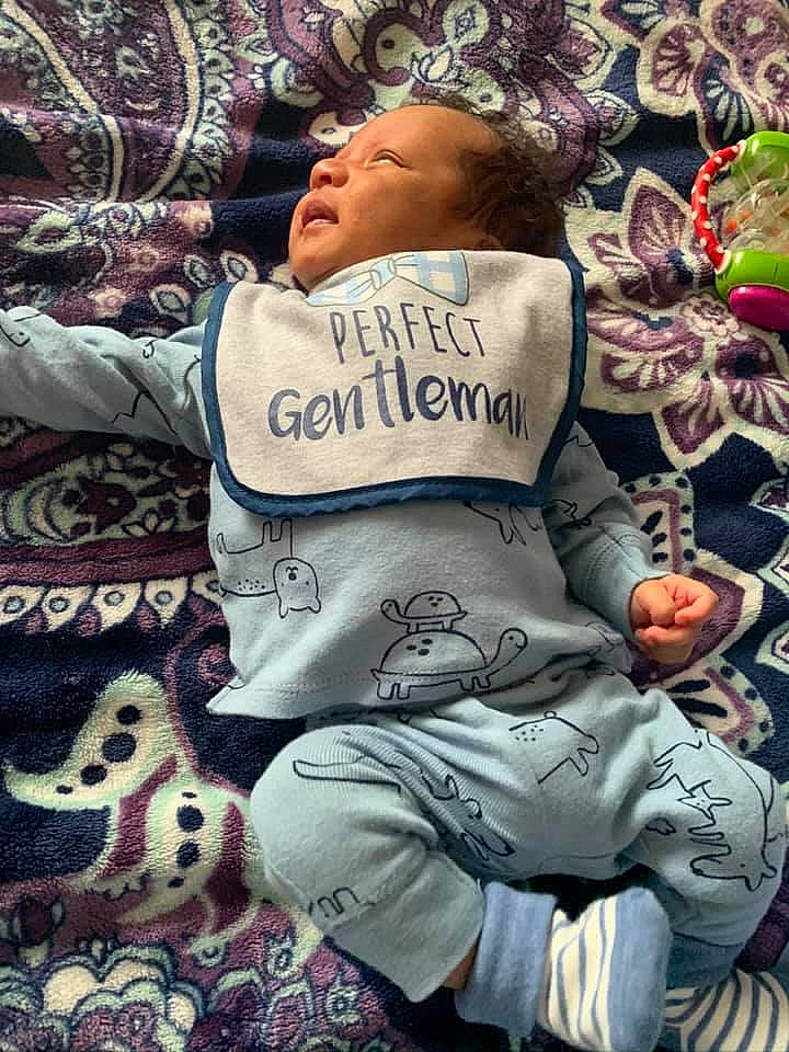 Micheal is registered to the contest to win money with this photo: baby, child, cool, font, illustration, nap, person, photography, photomontage, sleep