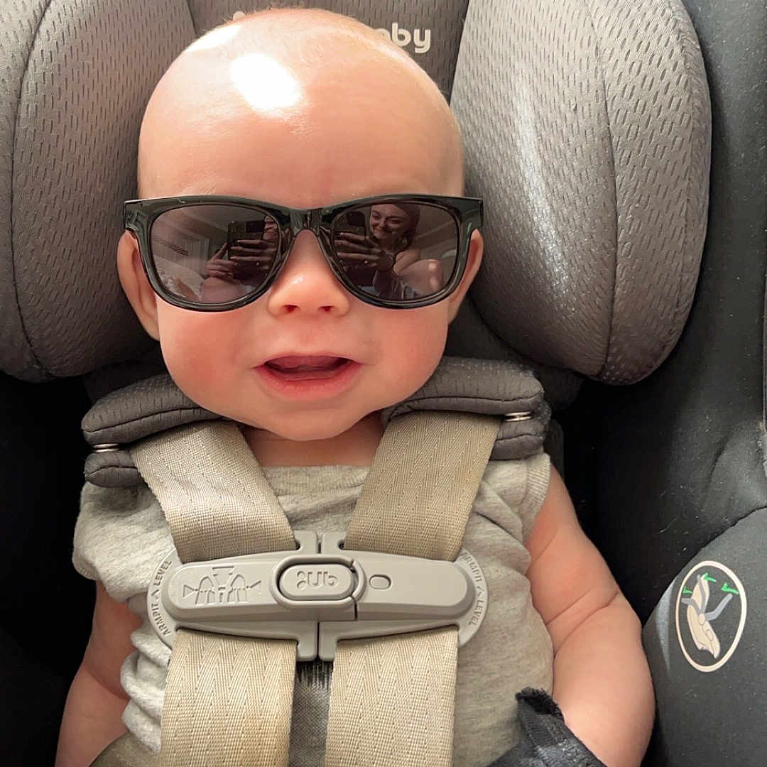 Kason joined the competition — help win amazing prizes! accessories, baby, belt, blade, clothing, cushion, dagger, face, glasses, glove, head, homedecor, knife, person, photography, portrait, sunglasses, transportation, vehicle, weapon