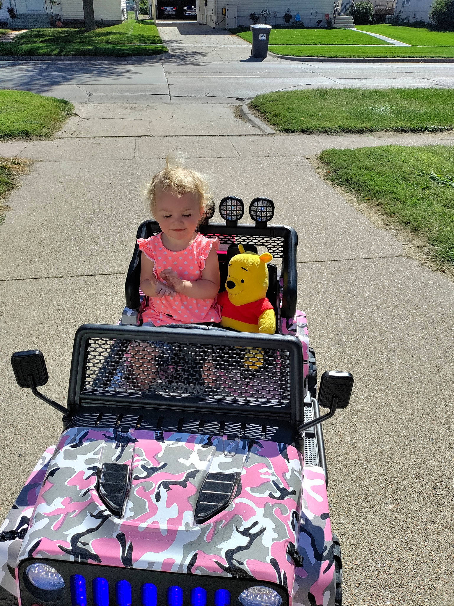 Ayspen joined the competition — help win amazing prizes! asphalt, automotive_design, automotive_exterior, automotive_wheel_system, baby_carriage, bumper, car, grass, mode_of_transport, motor_vehicle, person, pink, plant, product, recreation, riding_toy, tire, toddler, toy, vehicle