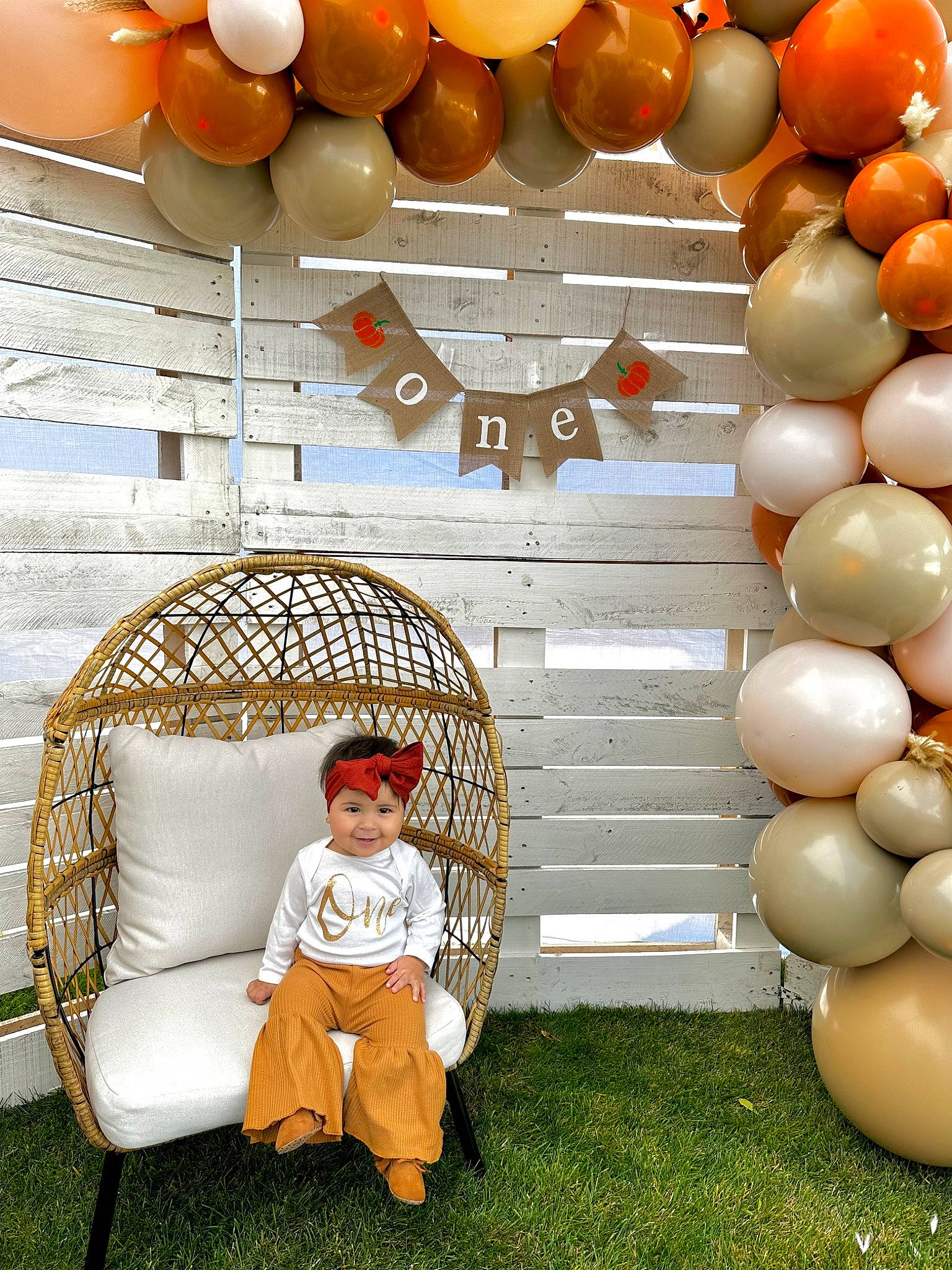 Mia AnahÍ joined the competition — help win amazing prizes! balloon, clementine, comfort, event, food, fruit, grass, happy, headwear, joy, leisure, lighting, natural_foods, orange, outdoor_furniture, party_supply, person, sitting, toddler, toy