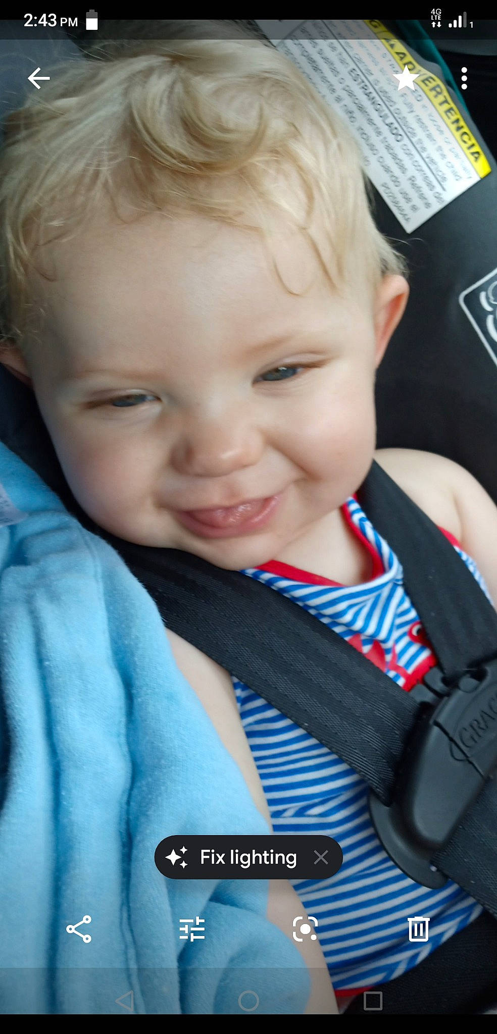 Lucius is registered to the contest to win money with this photo: baby, baby_carriage, baby_in_car_seat, baby_products, car_seat, cheek, child, chin, face, facial_expression, head, joy, nose, person, product, seat_belt, skin, smile, toddler