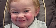 Jaxon joined the competition — help win amazing prizes! baby, baby_bottle, blanket, bottle, child, childcare, clothing, cute, face, feeding, hands, happy, indoor, infant, portrait, seat, sitting, smiling, toddler, young_child
