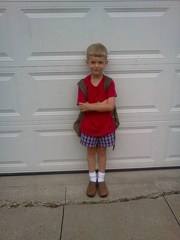 Jack H joined the competition — help win amazing prizes! baby_toddler_clothing, child, door, fashion_design, human_leg, joy, knee, magenta, pattern, person, room, sandal, sitting, sleeve, smile, thigh, toddler, vacation, vintage_clothing, waist