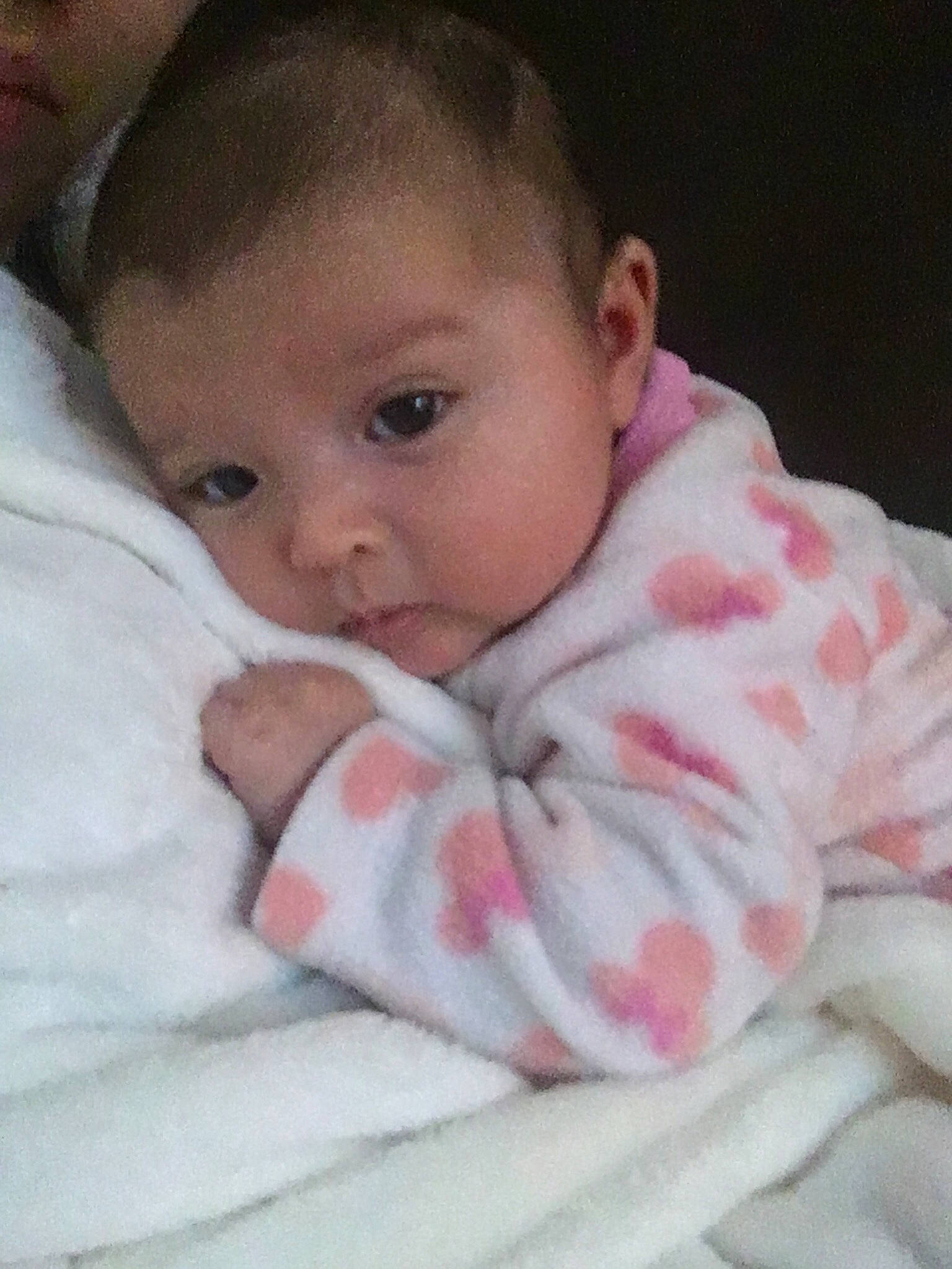 Vida joined the competition — help win amazing prizes! baby, bedtime, blanket, cheek, child, ear, eye, face, forehead, hand, head, iris, lip, mouth, nose, person, pink, skin, smile, textile