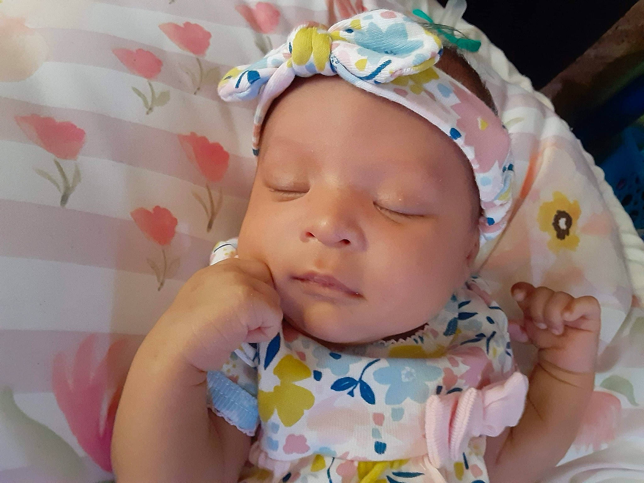 Kataleya joined the competition — help win amazing prizes! baby, baby_sleeping, cheek, child, fashion_accessory, hair_accessory, head, headband, headgear, headwear, person, toddler