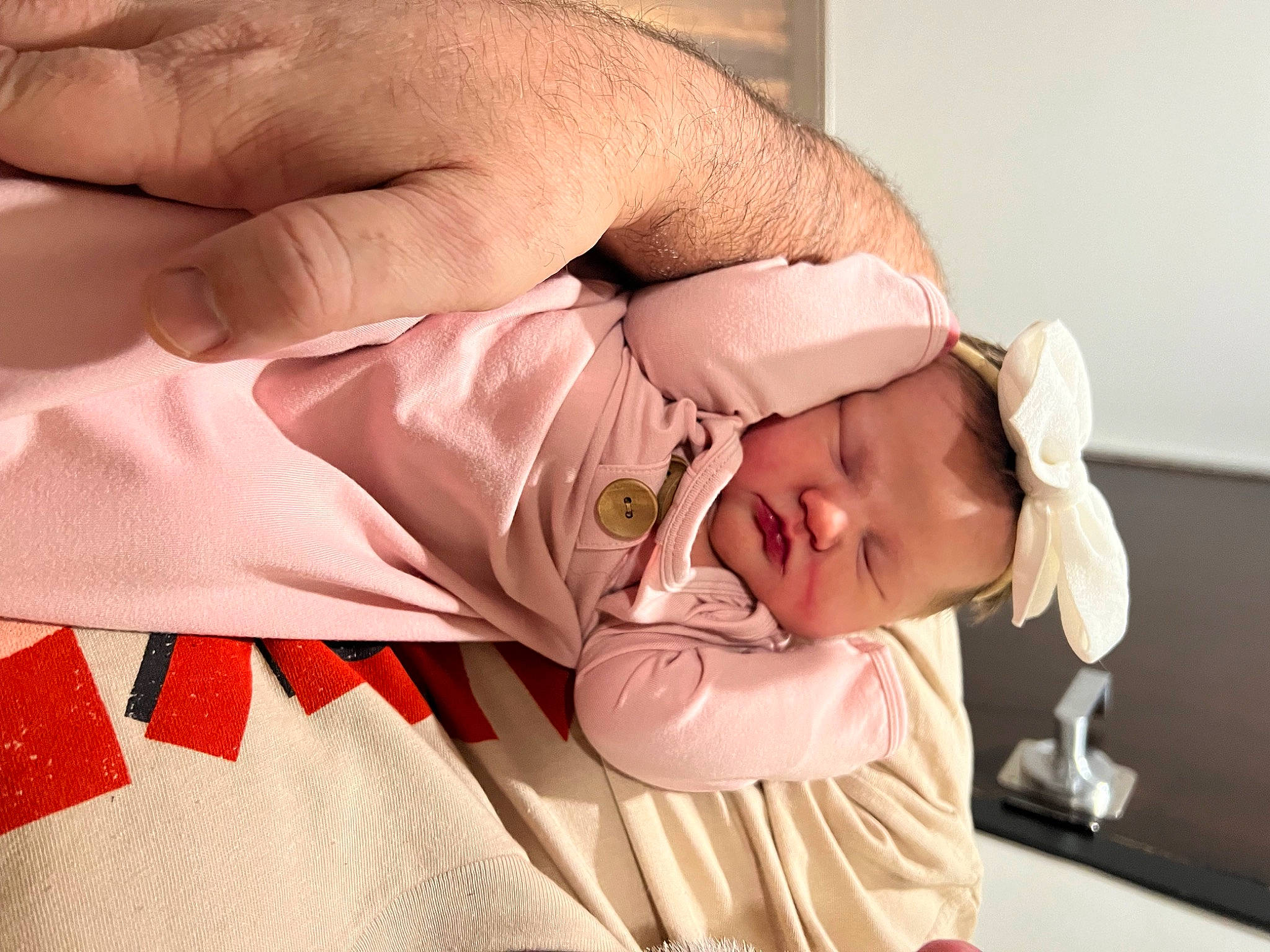 Delaney is registered to the contest to win money with this photo: abdomen, baby, baby_products, baby_sleeping, baby_toddler_clothing, child, comfort, elbow, eyelash, finger, flesh, gesture, hand, nail, peach, person, pink, sleeve, thumb, toddler