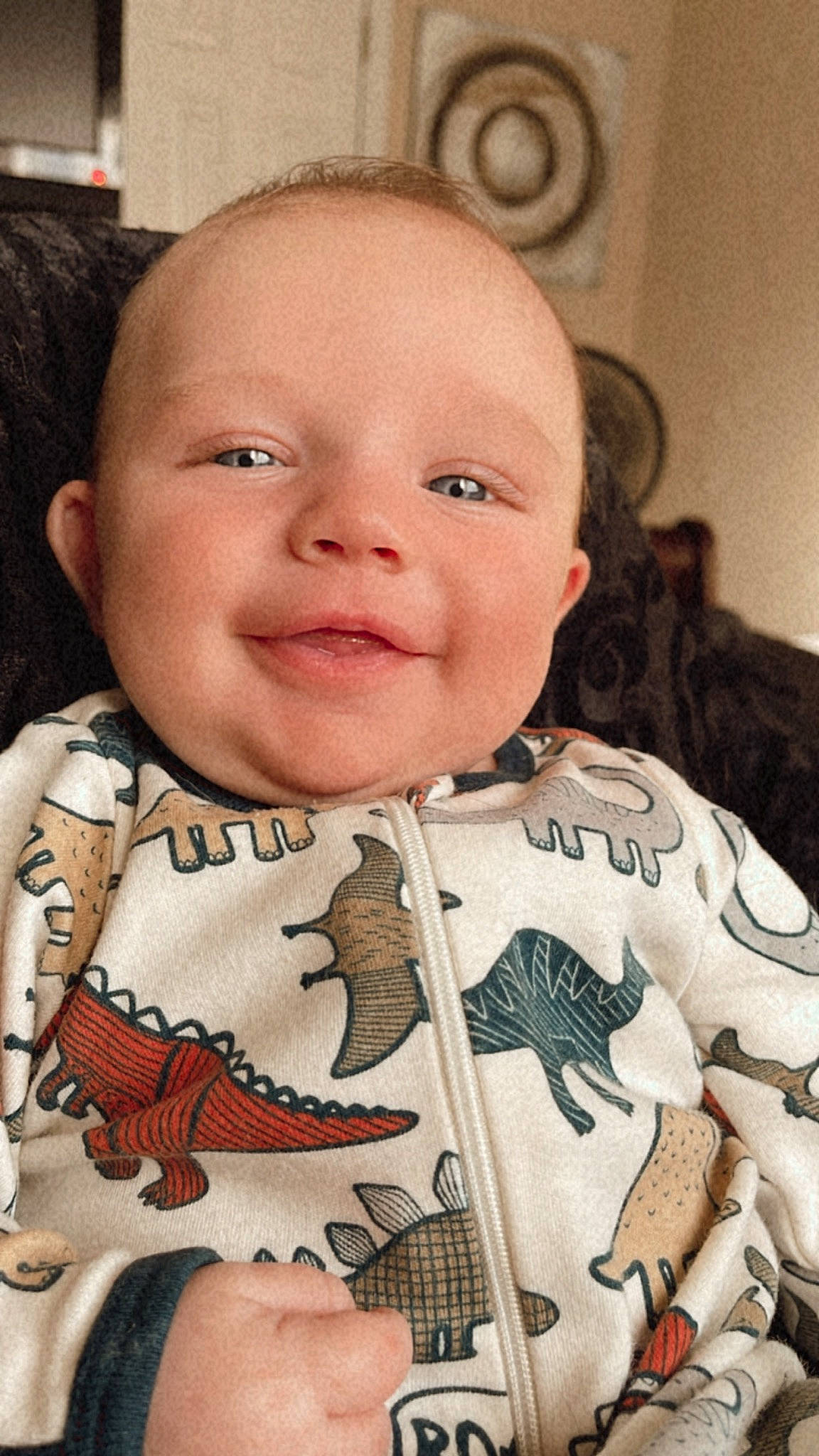 Kaiser joined the competition — help win amazing prizes! baby, baby_toddler_clothing, cheek, eyebrow, eyelash, facial_expression, finger, happy, head, iris, joy, lip, mammal, neck, nose, person, product, skin, sleeve, smile