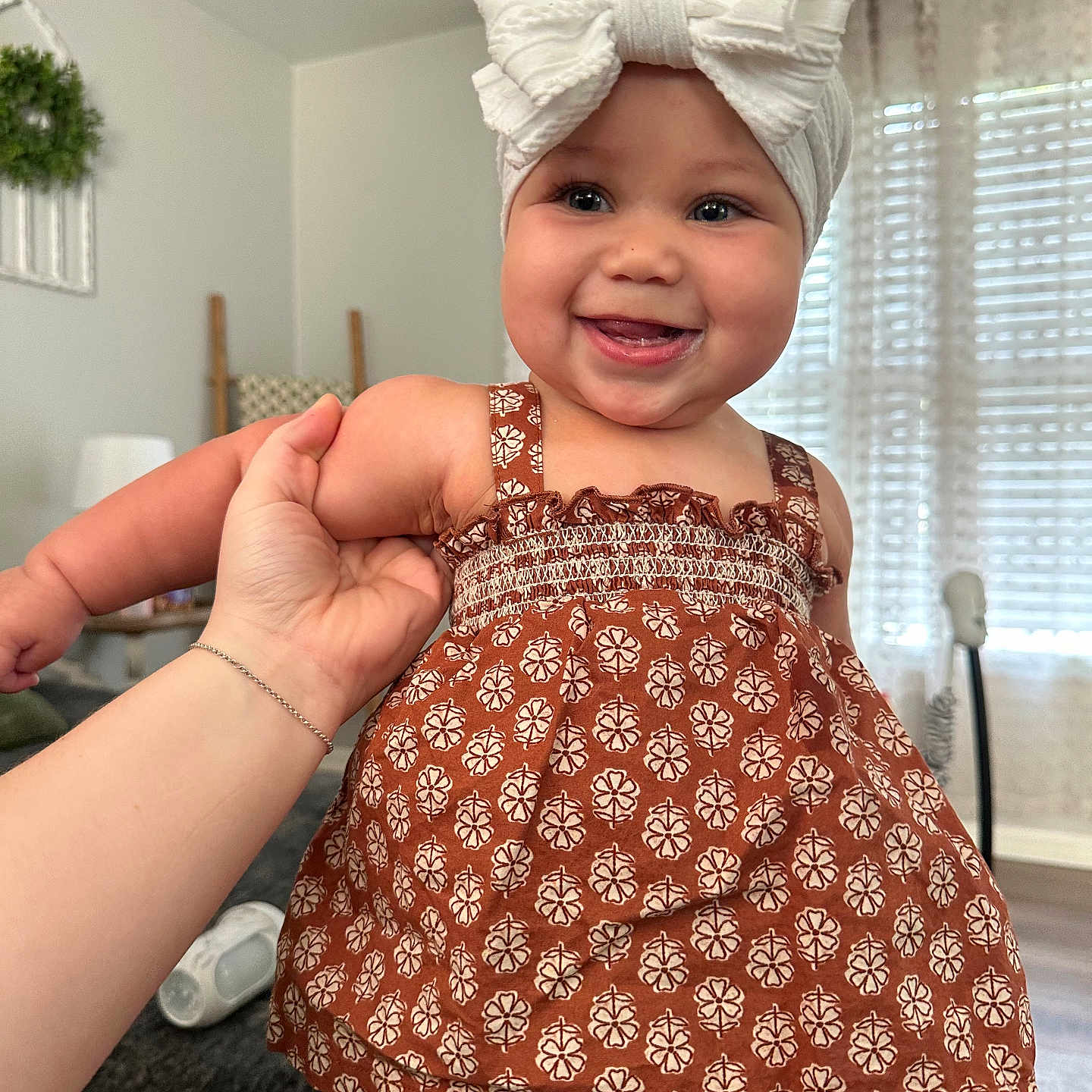 Tru joined the competition — help win amazing prizes! accessories, baby, bodypart, bracelet, clothing, costume, dress, face, finger, formalwear, happy, hat, head, jewelry, person, photography, plant, portrait, pottedplant, smile