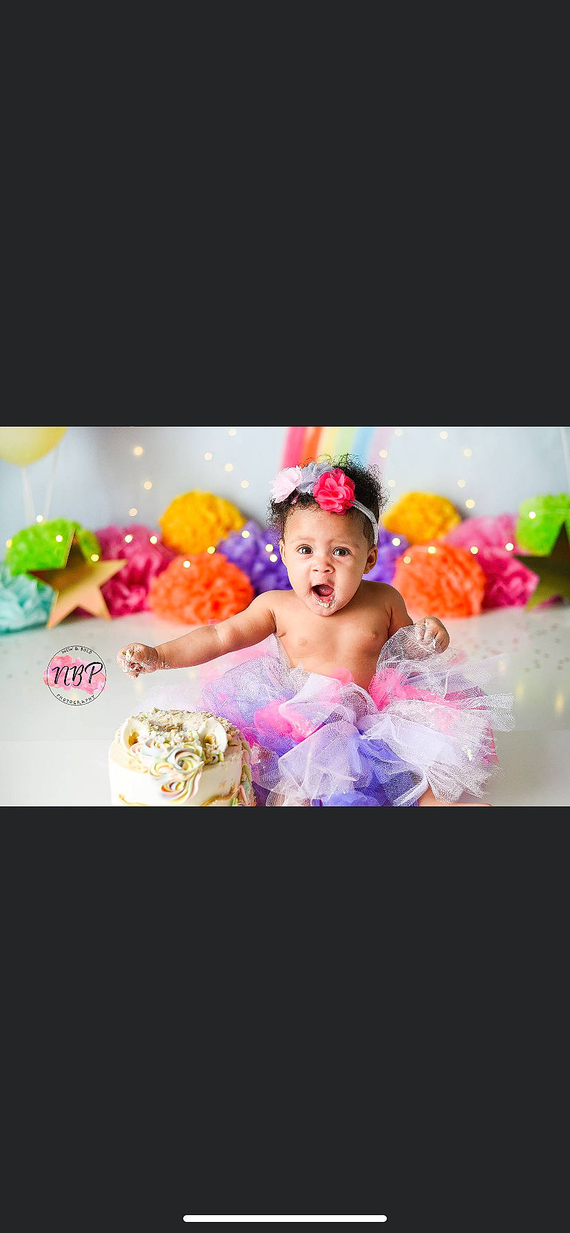 Kimora is registered to the contest to win money with this photo: baby, balloon, child, food, hair_accessory, happy, headgear, party, person, photography, play, sweetness, toddler