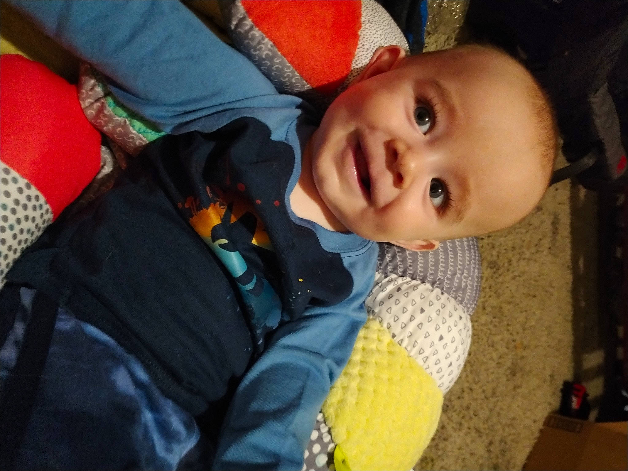 Tony joined the competition — help win amazing prizes! auto_part, baby, baby_products, baby_toddler_clothing, car_seat, cheek, child, comfort, electric_blue, eye, fun, joy, linens, nose, pattern, person, smile, toddler, tree, vehicle_door