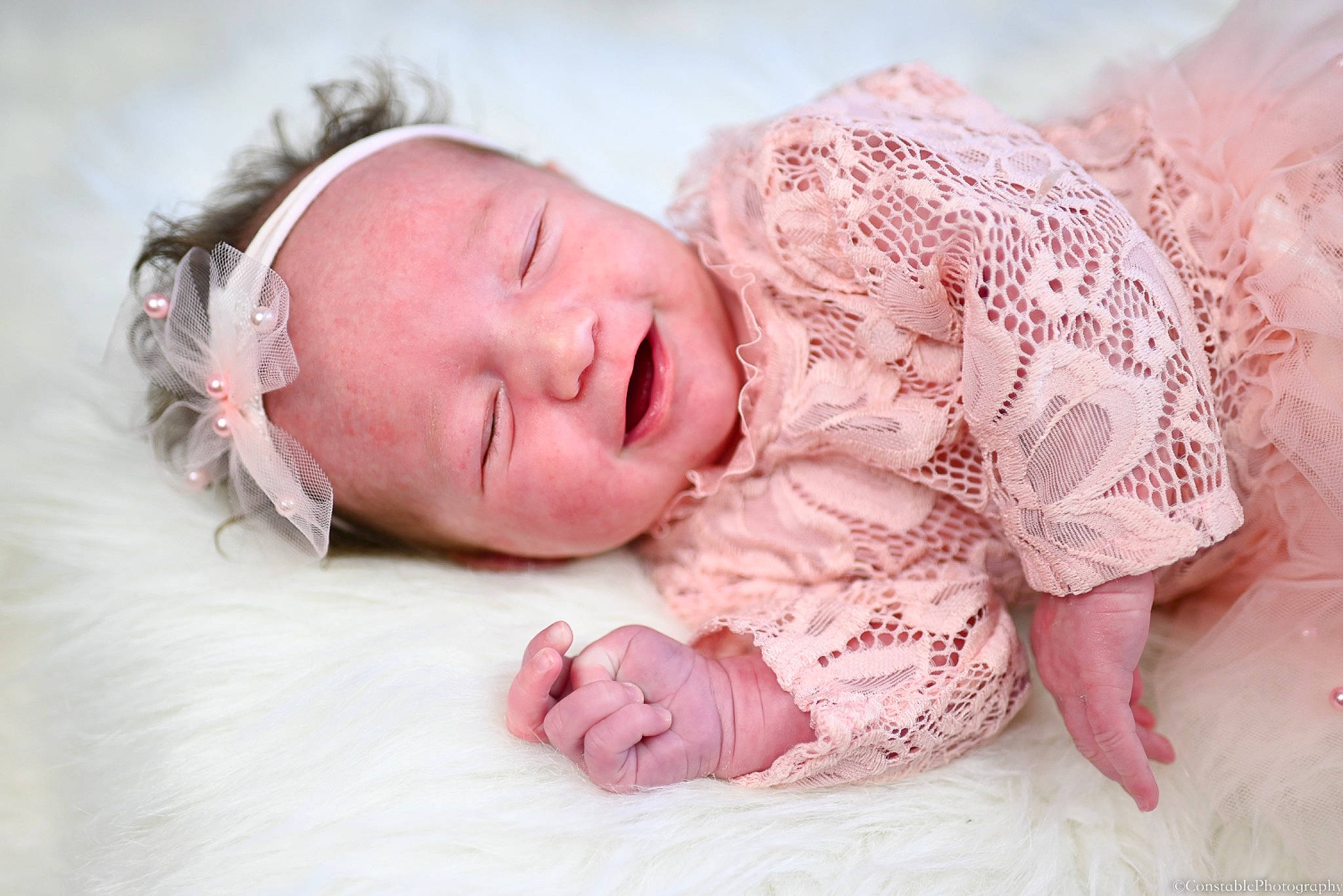 Amira joined the competition — help win amazing prizes! art, baby, baby_sleeping, baby_toddler_clothing, bedding, bedtime, child, comfort, eye, fashion_accessory, fur, grass, hair_accessory, hand, happy, head, linens, person, pink, skin