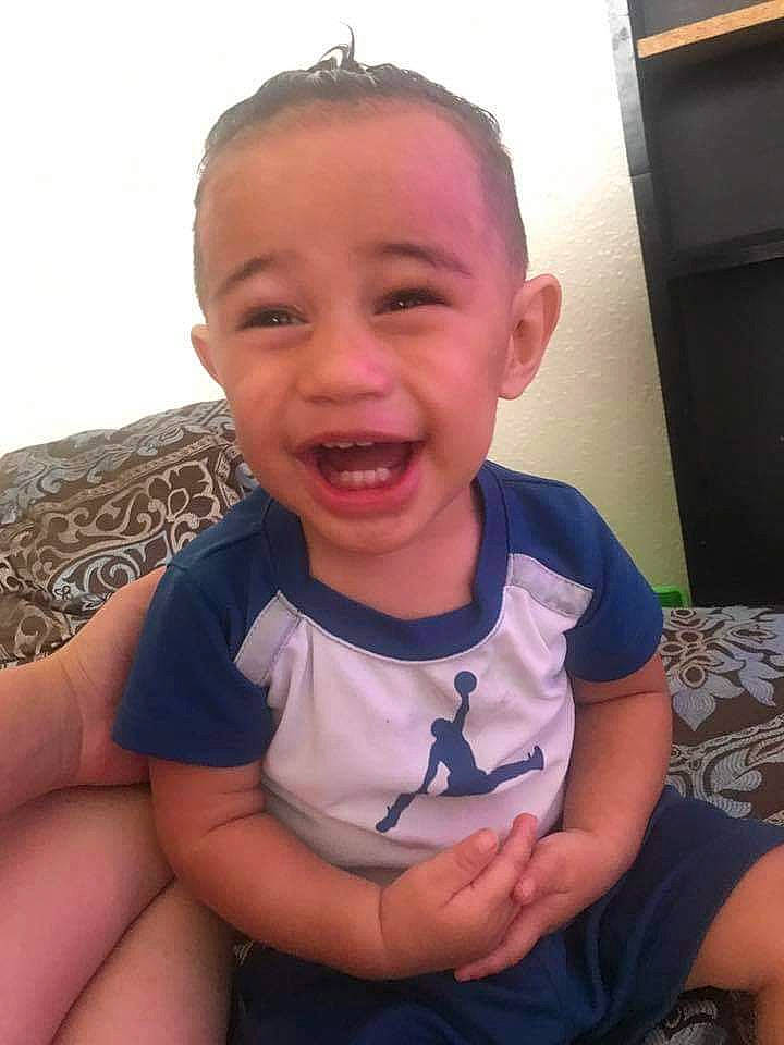 Savelio joined the competition — help win amazing prizes! arm, baby, cheek, child, chin, face, facial_expression, finger, forehead, fun, happy, head, laugh, leg, person, sitting, skin, smile, toddler, tooth