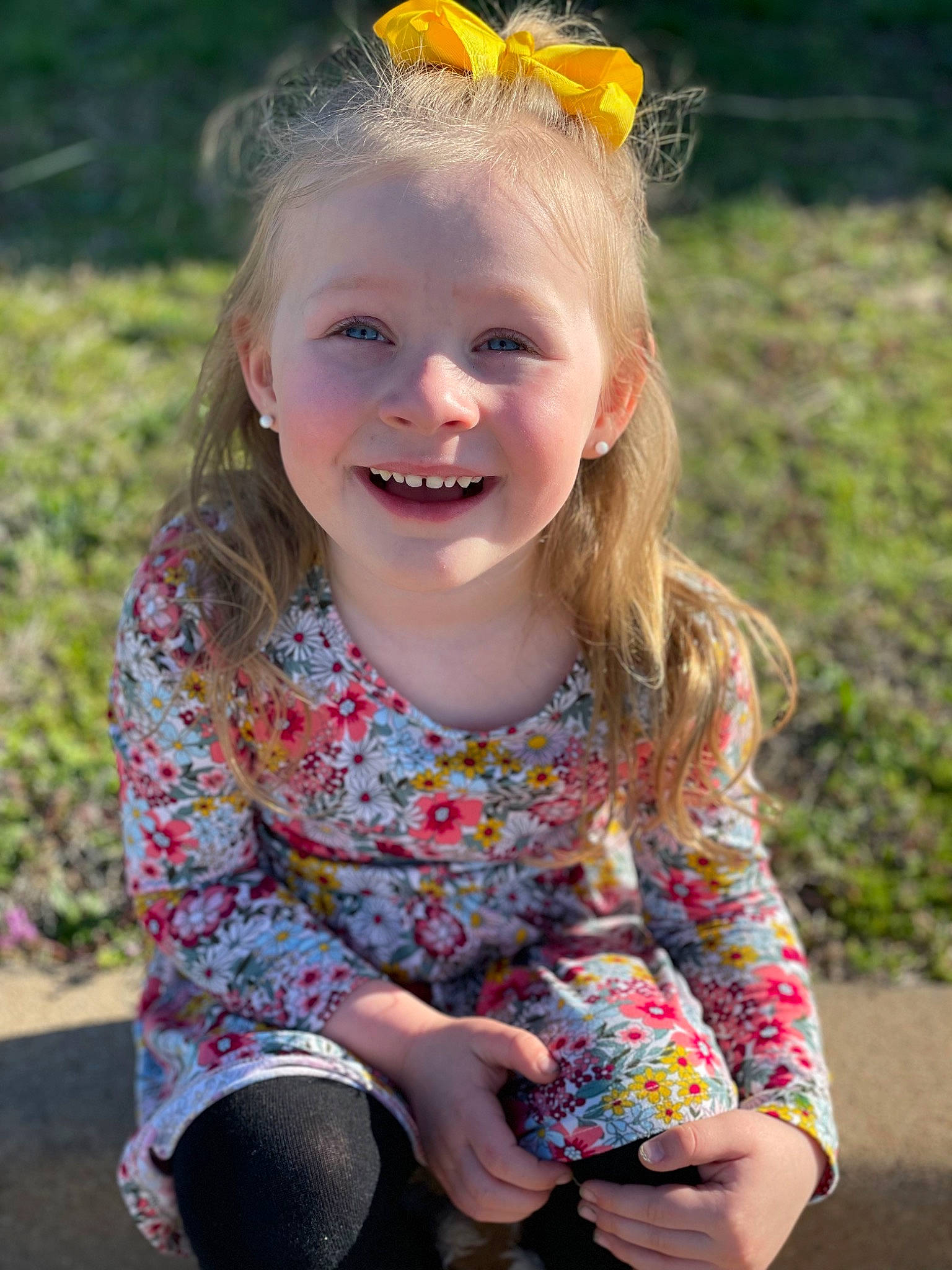 Kaydence is registered to the contest to win money with this photo: baby_toddler_clothing, clothing, eye, face, facial_expression, hair, hairstyle, happy, head, iris, joy, leaf, organ, people_in_nature, person, photograph, plant, skin, sleeve, smile